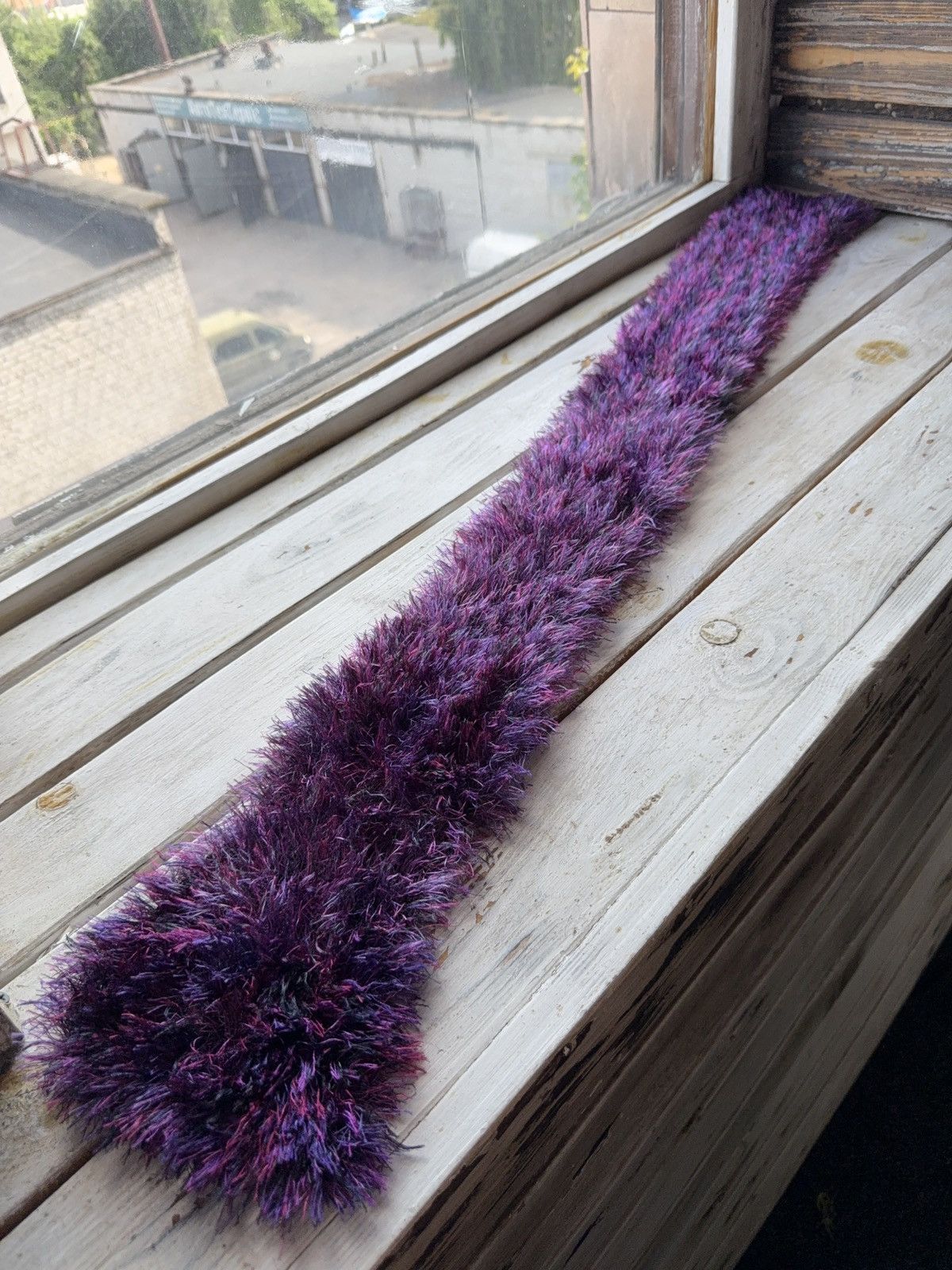 Vintage Avant Garde japanese fuzzy mohair Opium scarf vintage y2k Size ONE SIZE - 4 Thumbnail