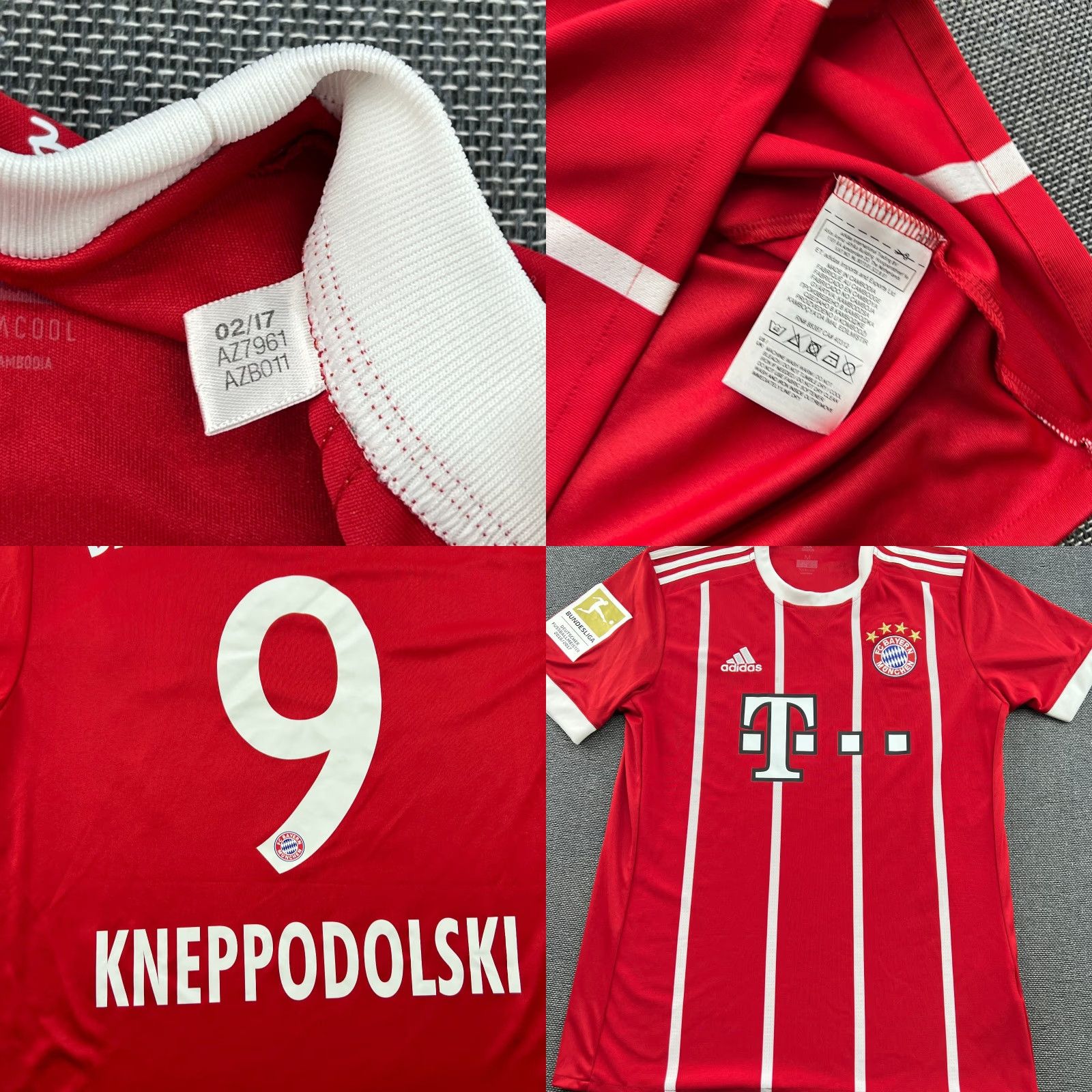 Adidas adidas Bayern Munich 2017 2018 Home Football Jersey Shirt M Adidas Size US M / EU 48-50 / 2 - 9 Thumbnail