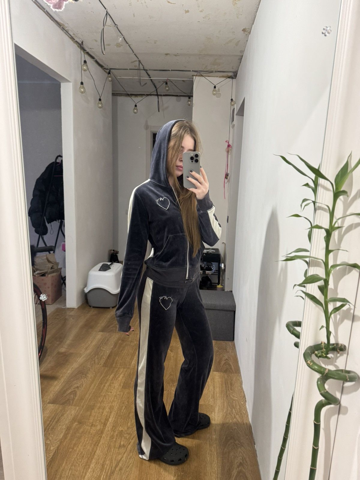 Vintage VINTAGE JUICY COUTURE VELOUR TRACKSUIT Size L / US 10 / IT 46 - 2 Thumbnail