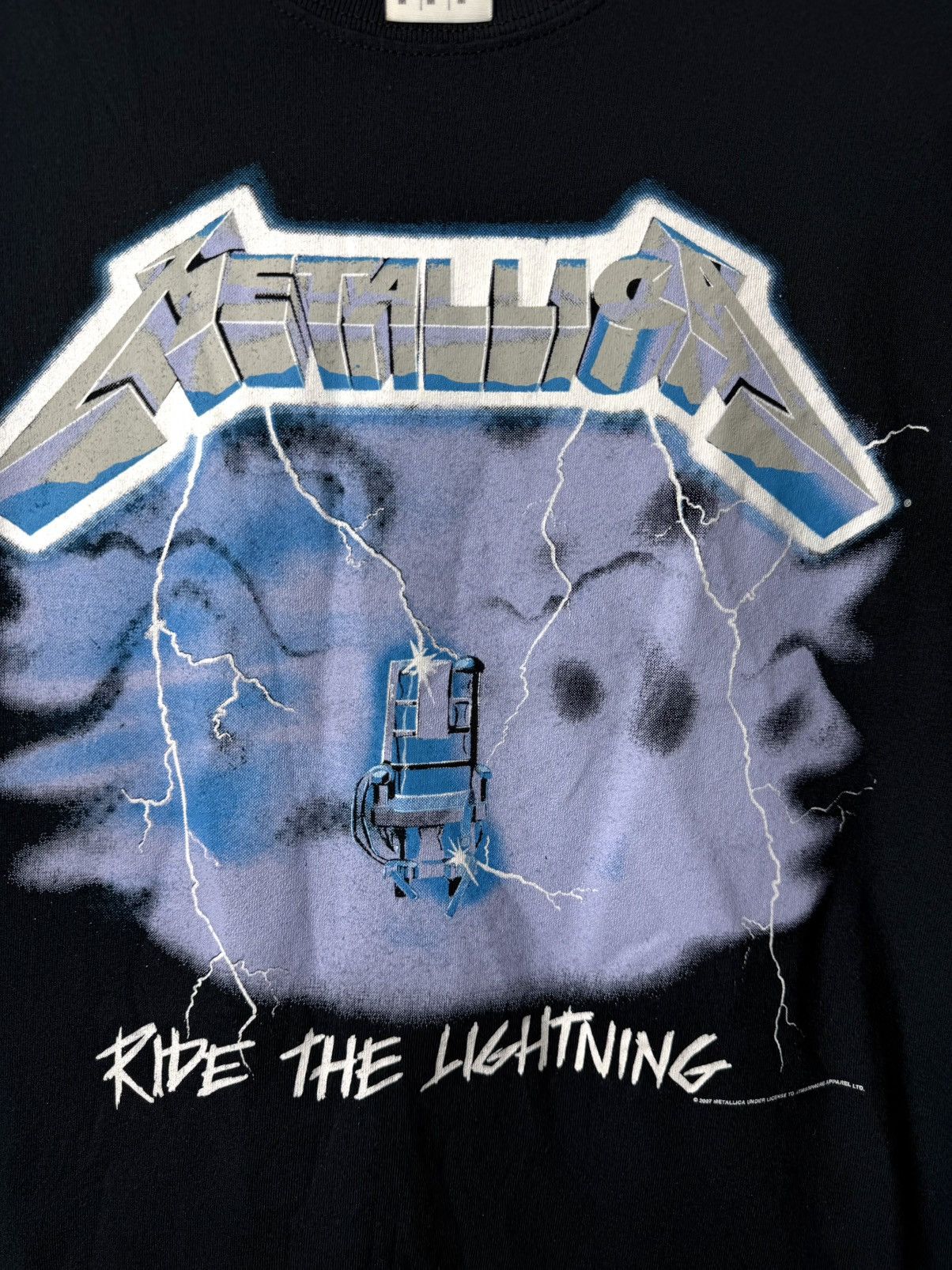 Metallica Vintage 2007 Metallica Band Rock T Shirt Size US M / EU 48-50 / 2 - 3 Thumbnail