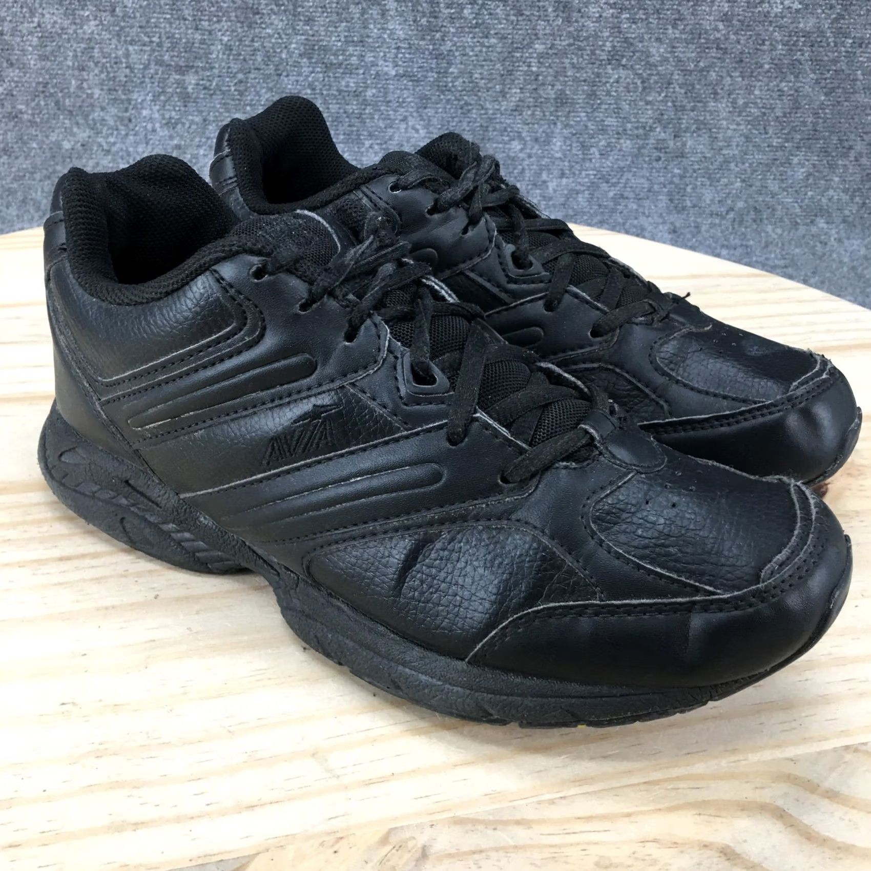 Avia Avia Womens Sneaker Low Top Non-Slip Lace Up Black 8 Avi Union II Comfort Shoes Size M / US 6-8 / IT 42-44 - 7 Thumbnail
