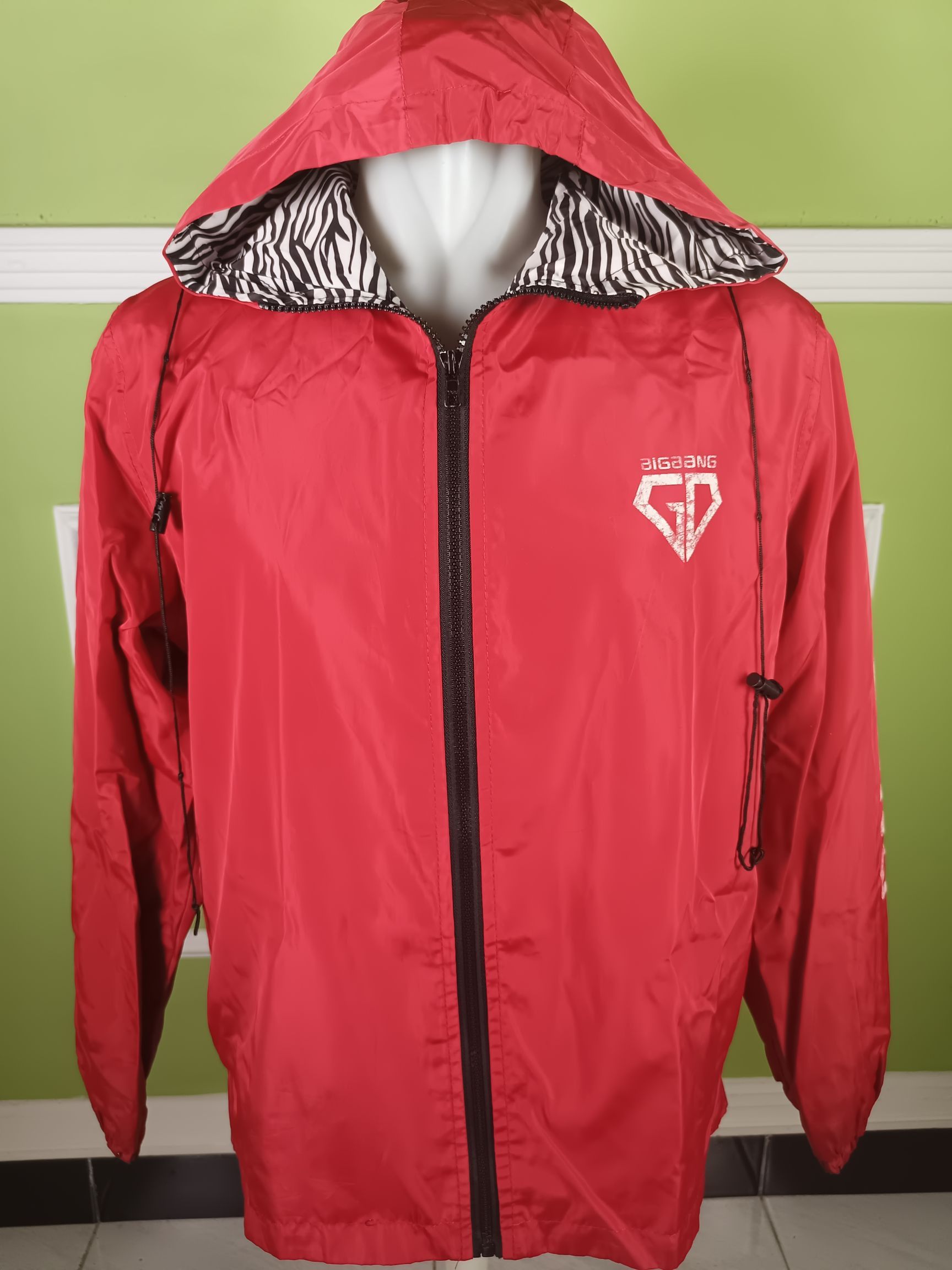 Japanese Brand BIGBANG Reversible Animal Print Wind breaker Zip Hoodie Size US L / EU 52-54 / 3 - 2 Thumbnail