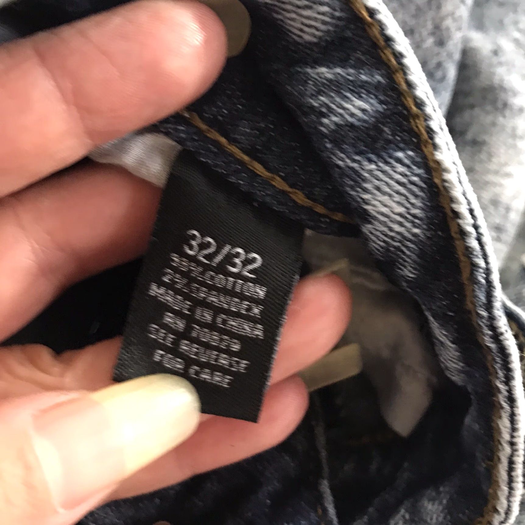 Vintage VINTAGE Black Premium Acid Washed Distressed Skinny Jeans Mens Size 32X32 Denim Cotton Spandex Blue Hip Hop Size US 32 / EU 48 - 5 Thumbnail
