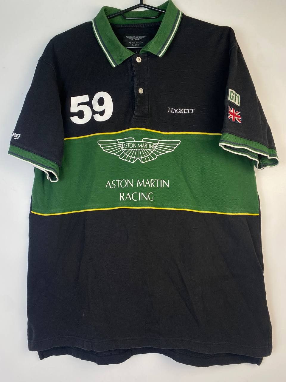 Hackett Vintage streetwear aston martin racing T-shirt Size US L / EU 52-54 / 3 - 1 Thumbnail