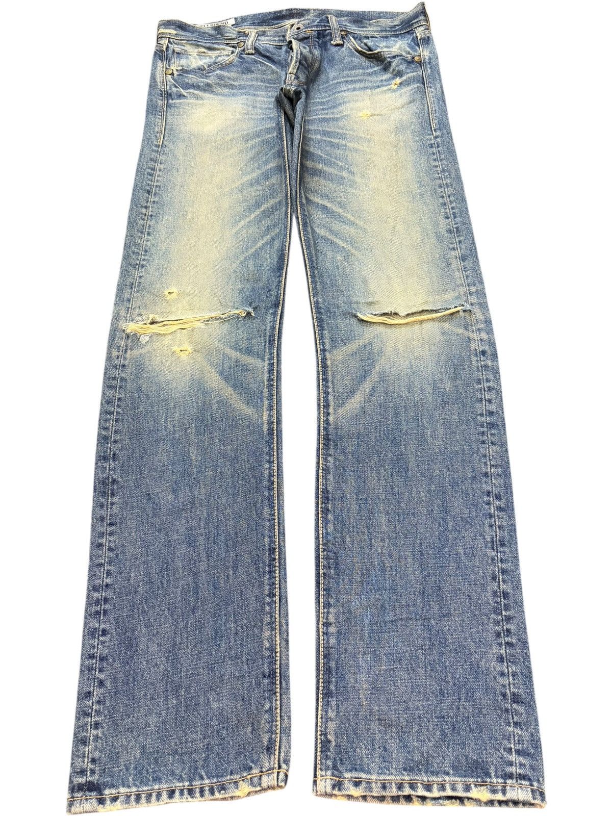 Spellbound Vintage Spellbound Mud Wash Distressed Jeans Size 32" / US 10 / IT 46 - 1 Thumbnail
