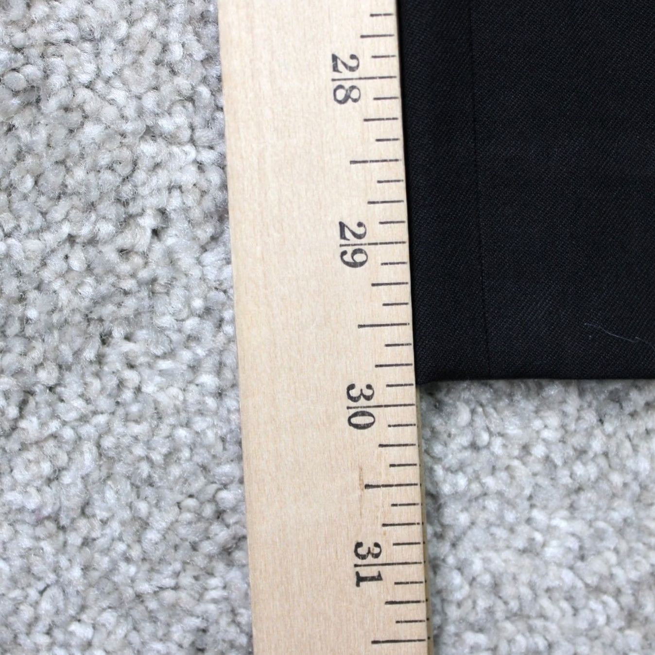 Ralph Lauren LAUREN Ralph Lauren Pants Mens 38x30 Black Flat Front Polyester/Rayon Stretch Dress Pants Regular Men Side Pocket Zipper Button CKV Size US 38 / EU 54 - 3 Thumbnail