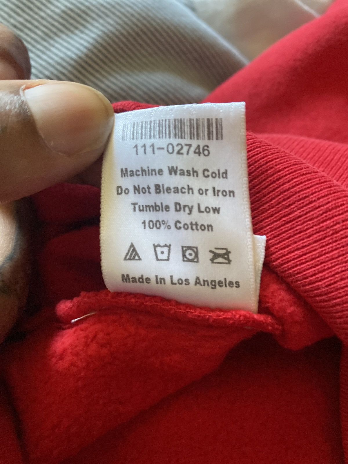 Sp5der Sp5der Beluga Hoodie Red Size US M / EU 48-50 / 2 - 4 Thumbnail