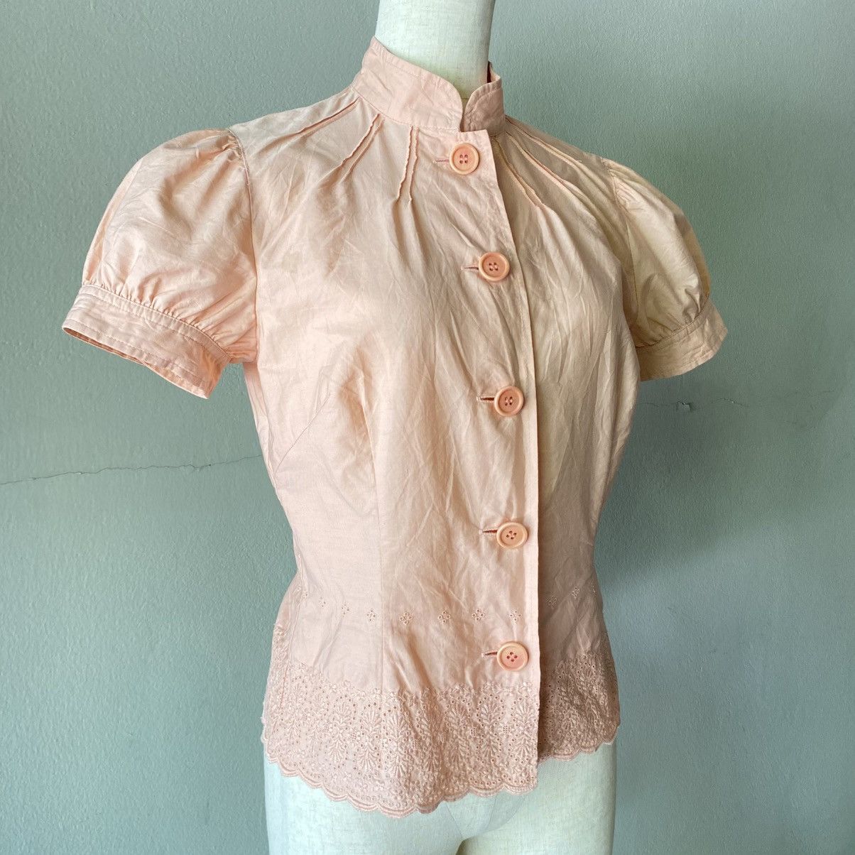 Paul Smith Paul Smith Peach Puff Blouse Size S / US 4 / IT 40 - 14 Thumbnail