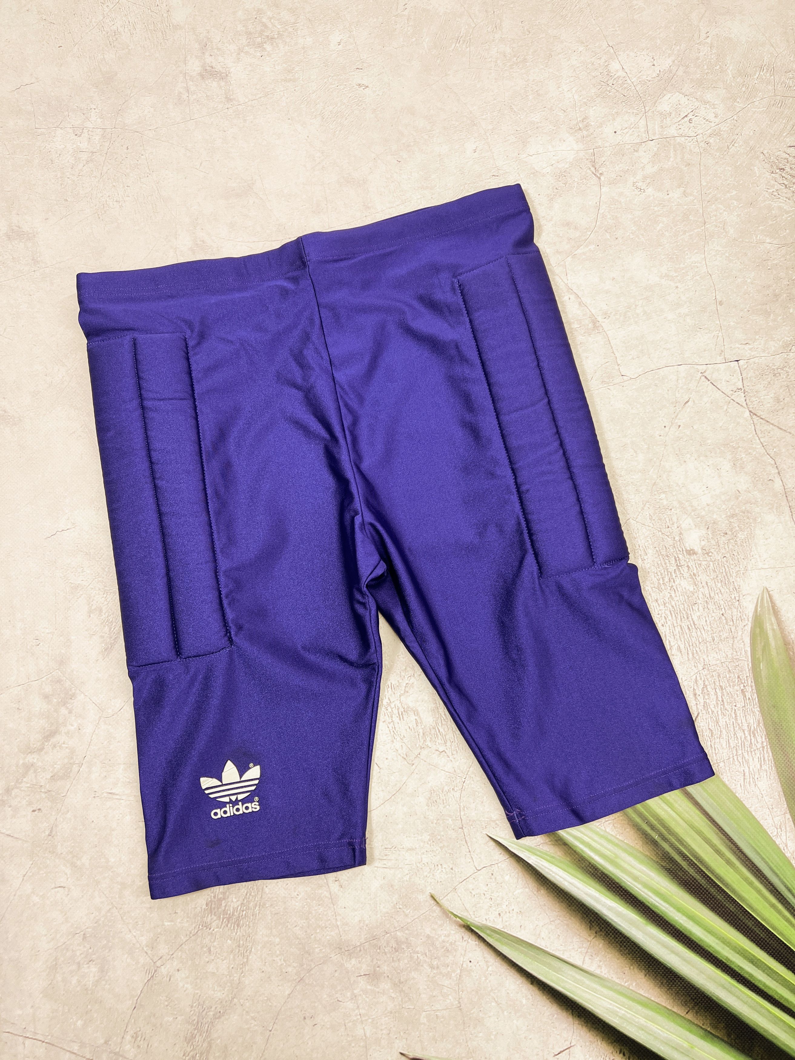 Adidas × Vintage Vintage 80s Tights Shorts Stretch YUGOSLAVIA Size US 32 / EU 48 - 6 Thumbnail
