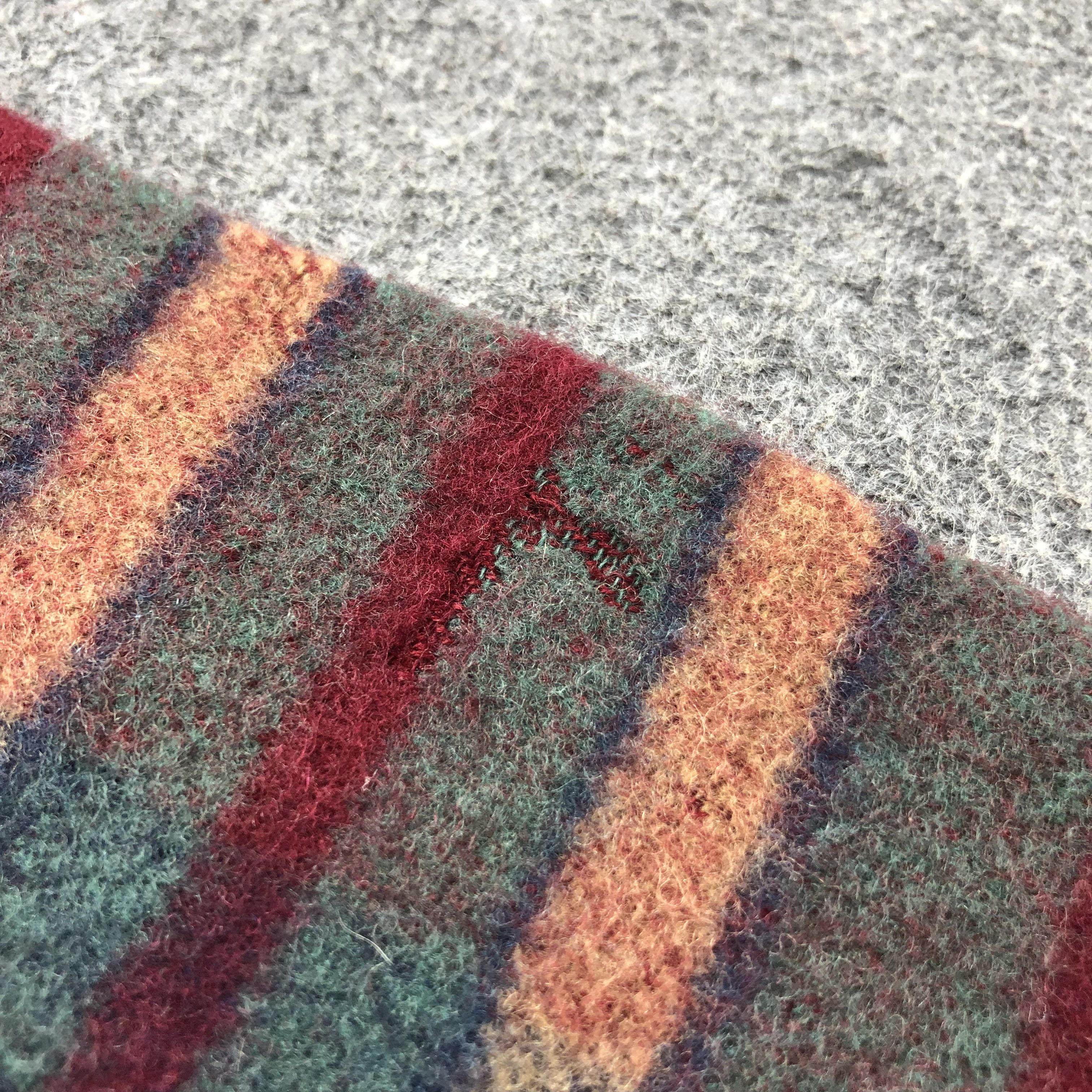 Carven Carven Tartan Wool Scarf Muffler V974 Size ONE SIZE - 6 Thumbnail
