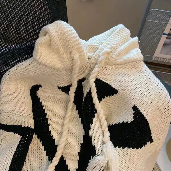 VIBE Street Vintage Letter Print XL Hooded Sweater Jacket Size US XL / EU 56 / 4 - 2 Thumbnail