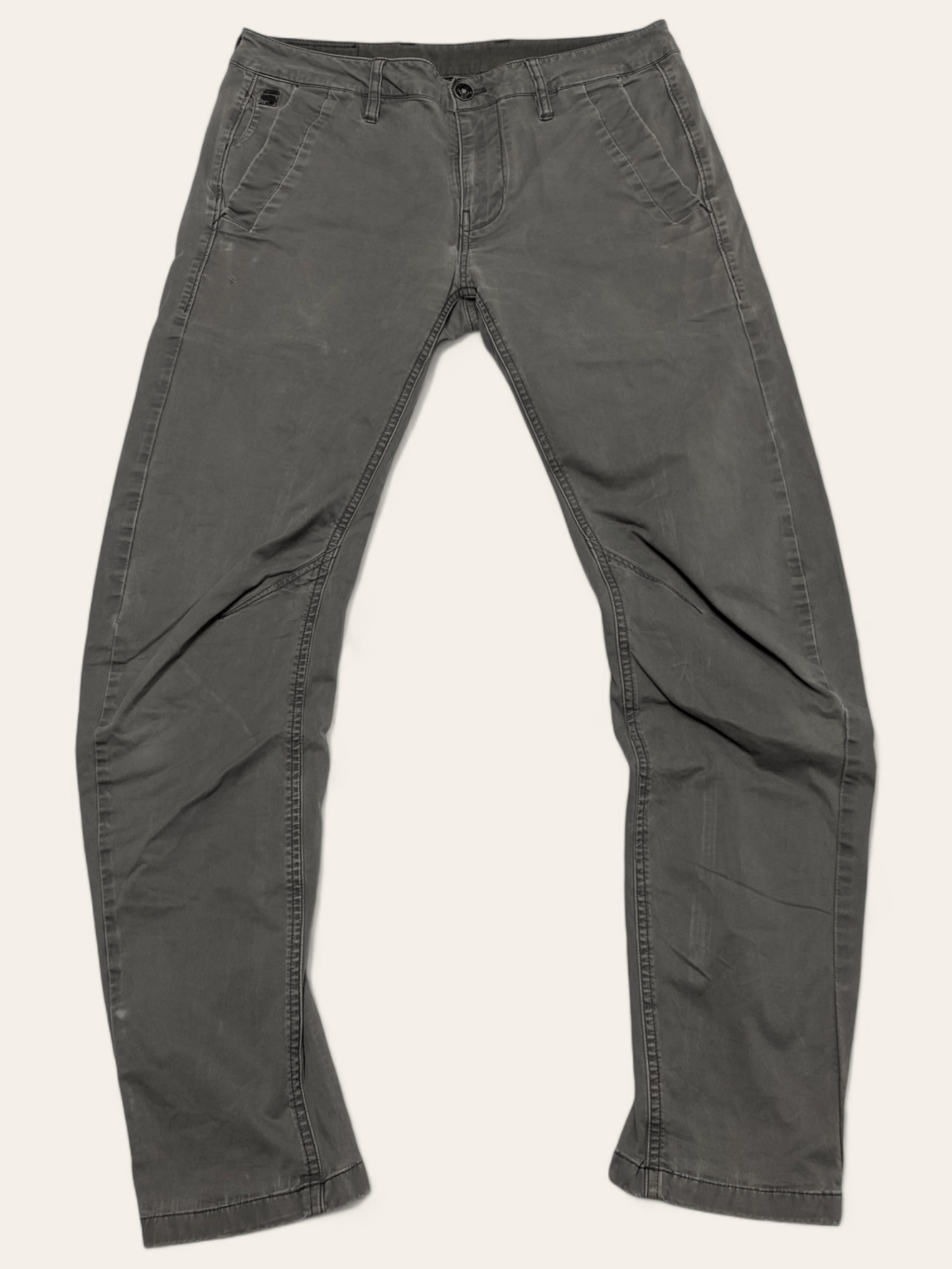 G-Star Vintage G STAR RAW Grey Washed Pants Jeans J Cut Y2k Size US 33 - 1 Thumbnail