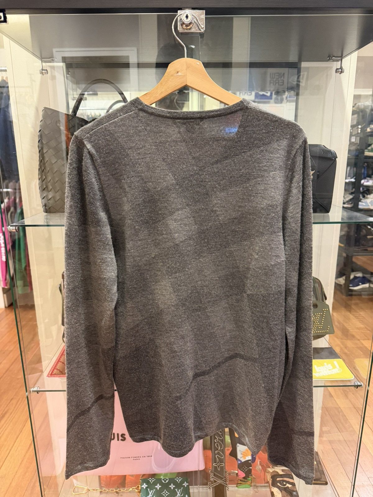 Burberry Burberry Brit Long Sleeve Crewneck Sweater - Grey Size US M / EU 48-50 / 2 - 2 Thumbnail