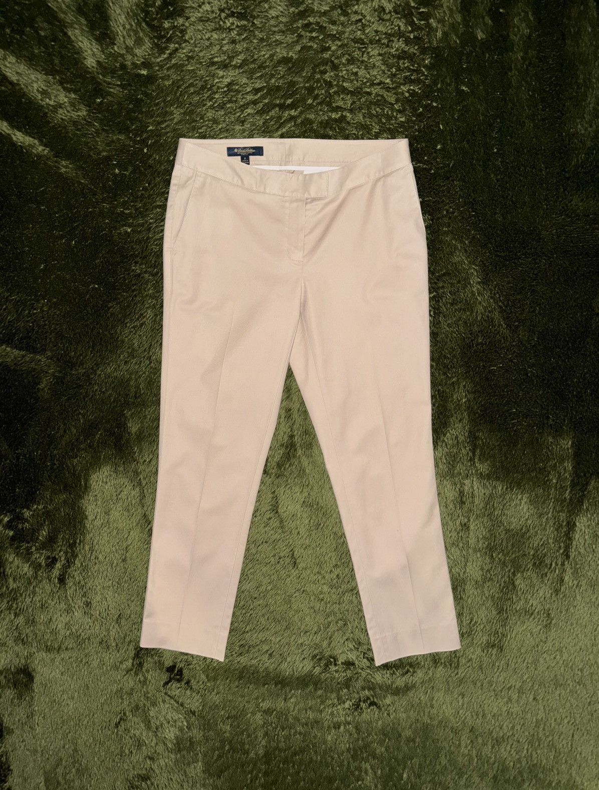 Brooks Brothers [4] Brooks Brothers Classic Fit Cotton Trouser Pants Beige Size US 31 - 1 Thumbnail