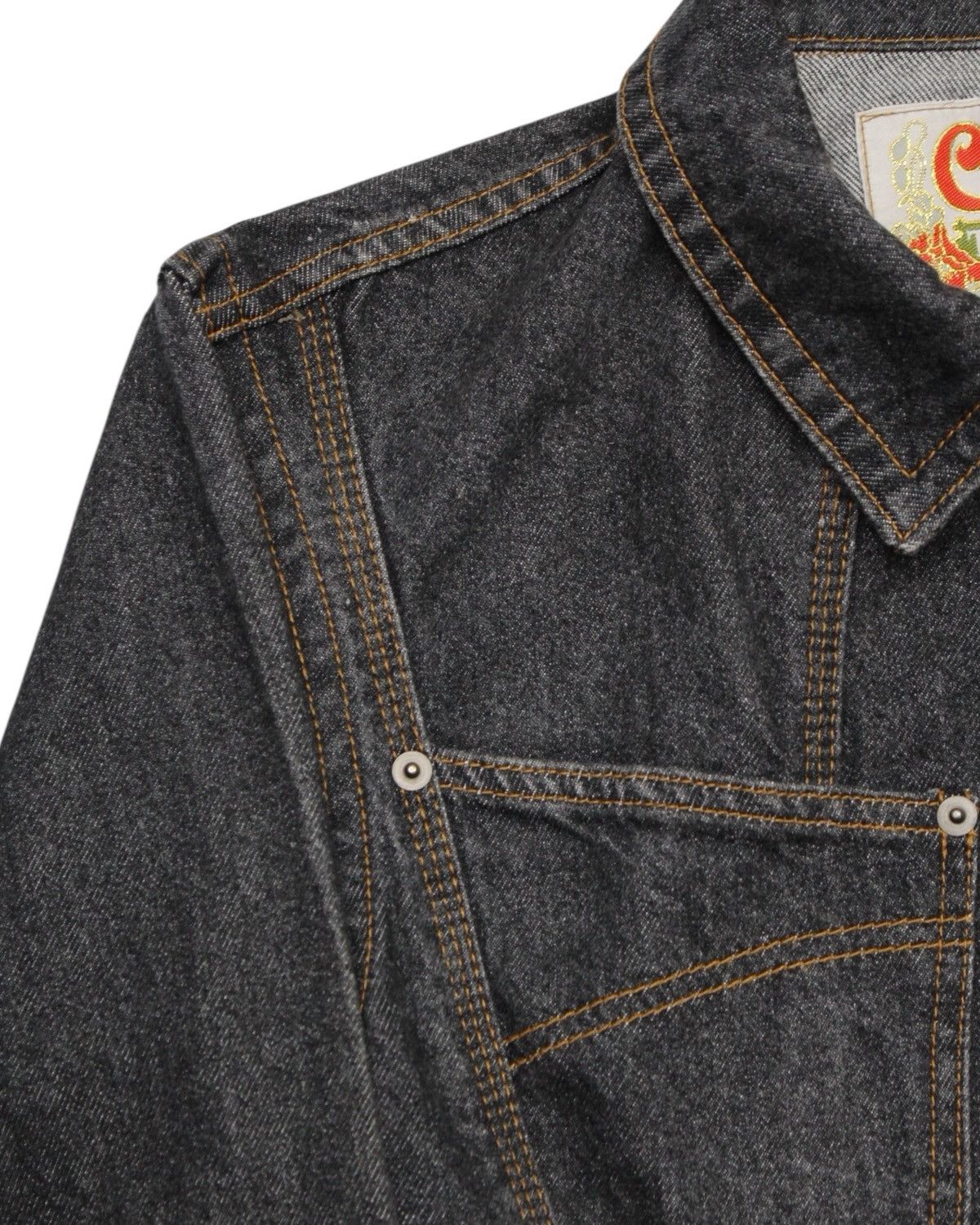 Hysteric Glamour 2000S C'EST RNA THE ABSURD PARTY TURQUOISE DENIM JACKET Size M / US 6-8 / IT 42-44 - 4 Thumbnail