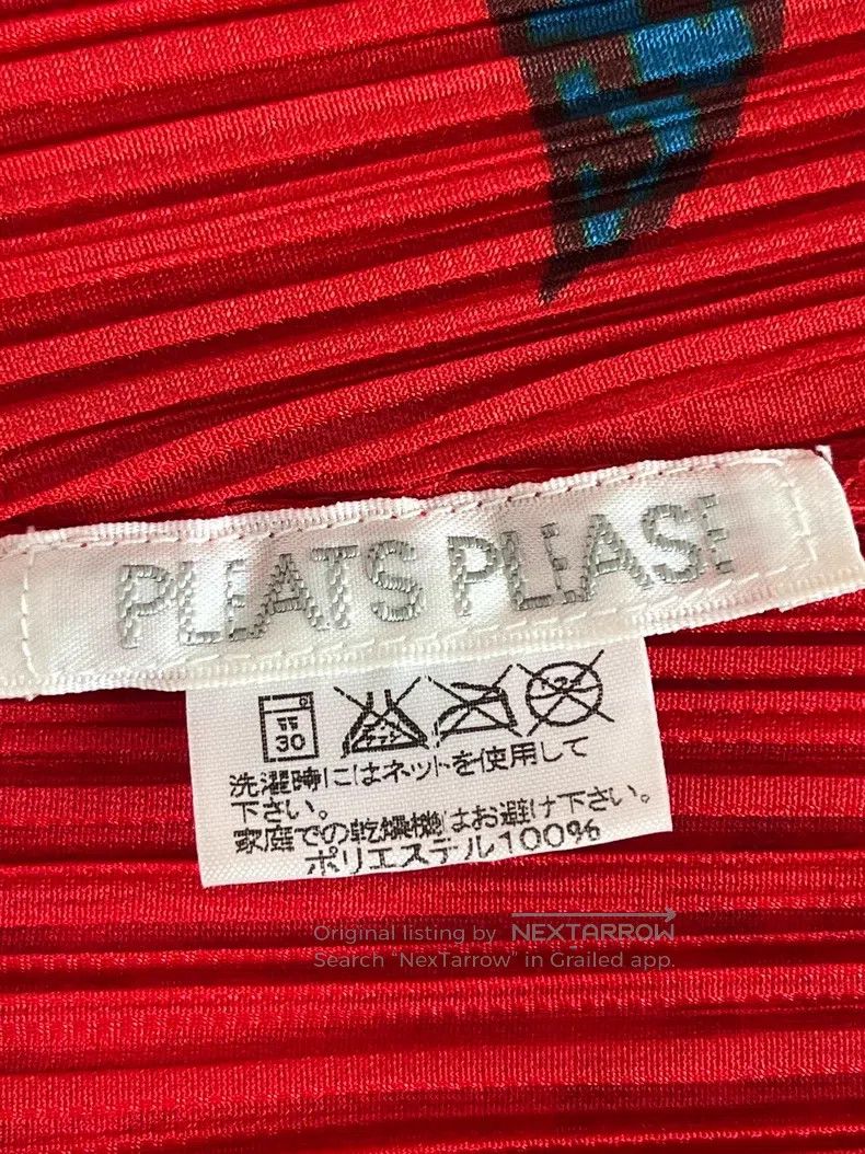 Issey Miyake Issey Miyake Red Shirt Size L / US 10 / IT 46 - 3 Thumbnail