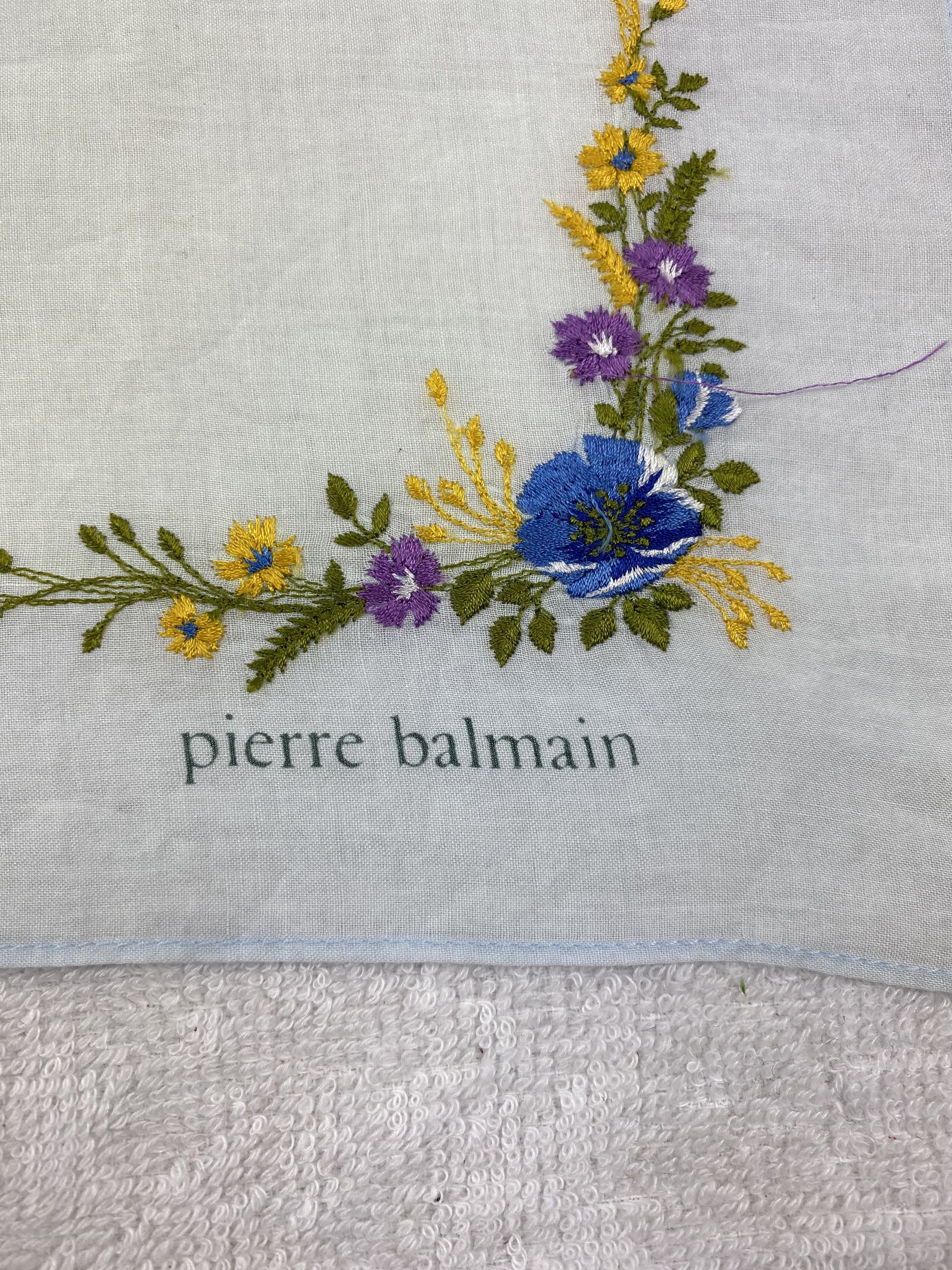 Pierre Balmain × Vintage Pierre Balmain Handkerchief / Bandana / Neckerchief Size ONE SIZE - 5 Thumbnail