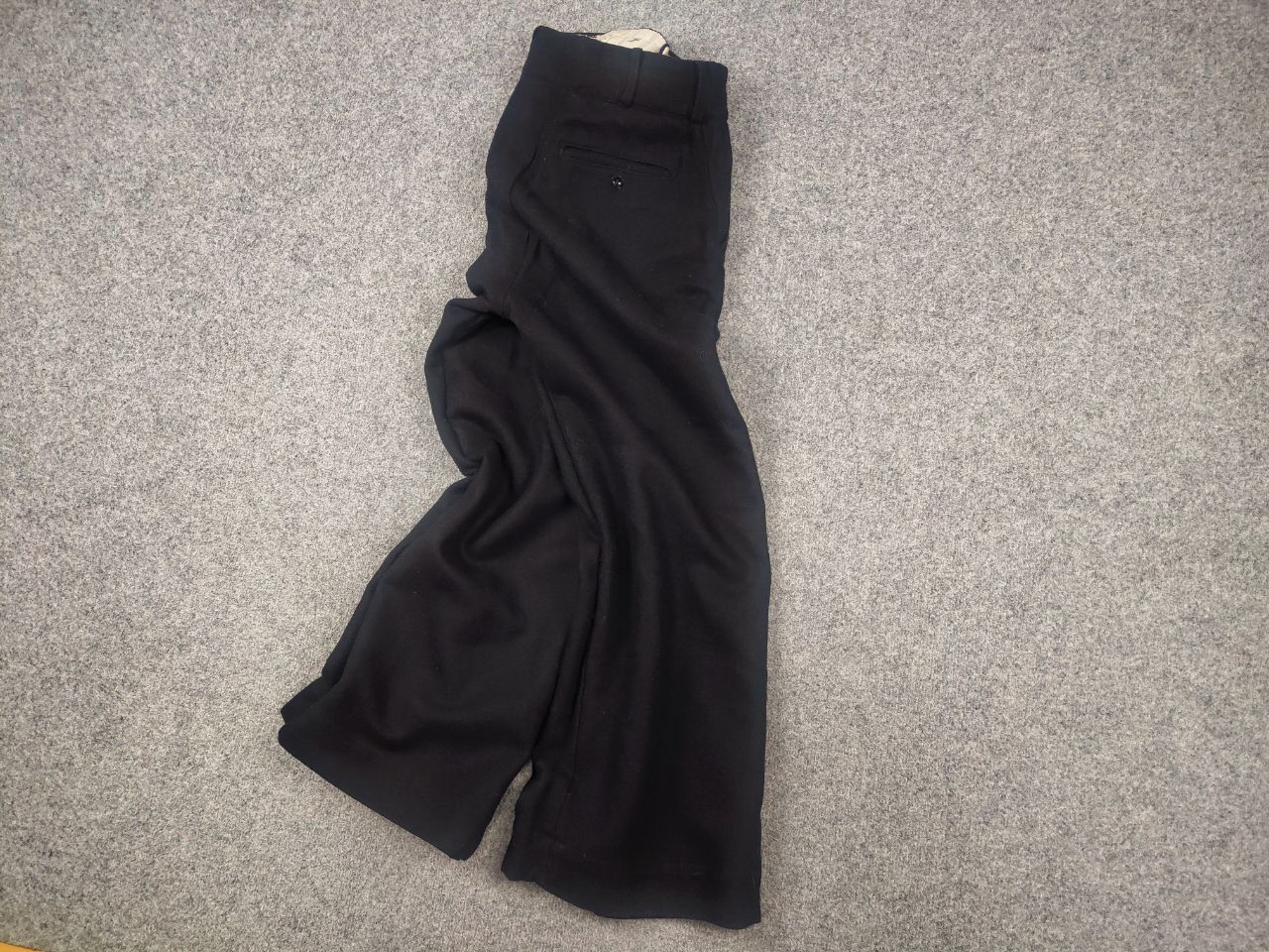 Vintage Vintage 60s Trouser Serge Fly Front Army Wool Military Pants Size US 29 - 3 Thumbnail