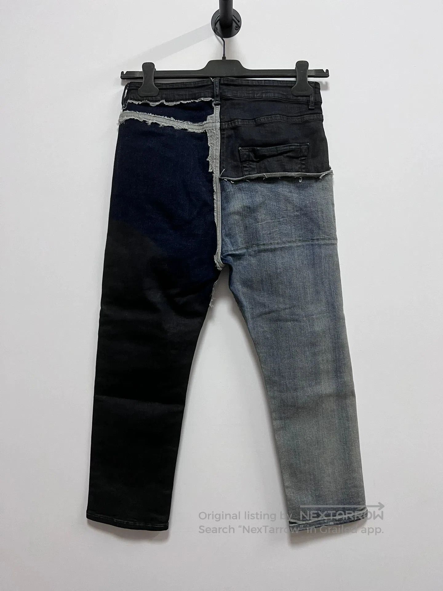 Rick Owens Rick Owens Waxed Denim Patch Pants. Size US 31 - 3 Thumbnail