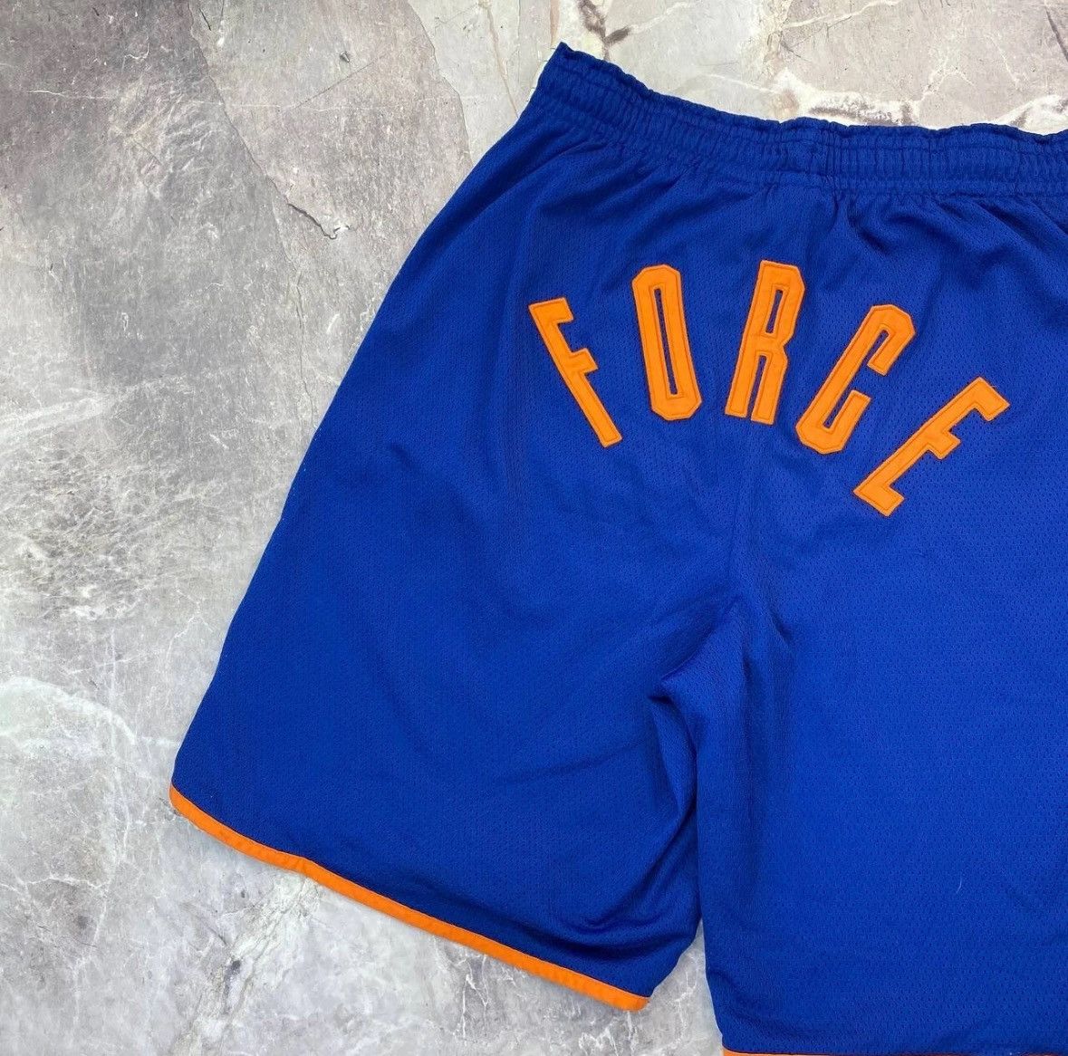 Nike Nike Air Force Shorts Vintage Blue Basketball L Y2K jordan Size US 31 - 11 Thumbnail