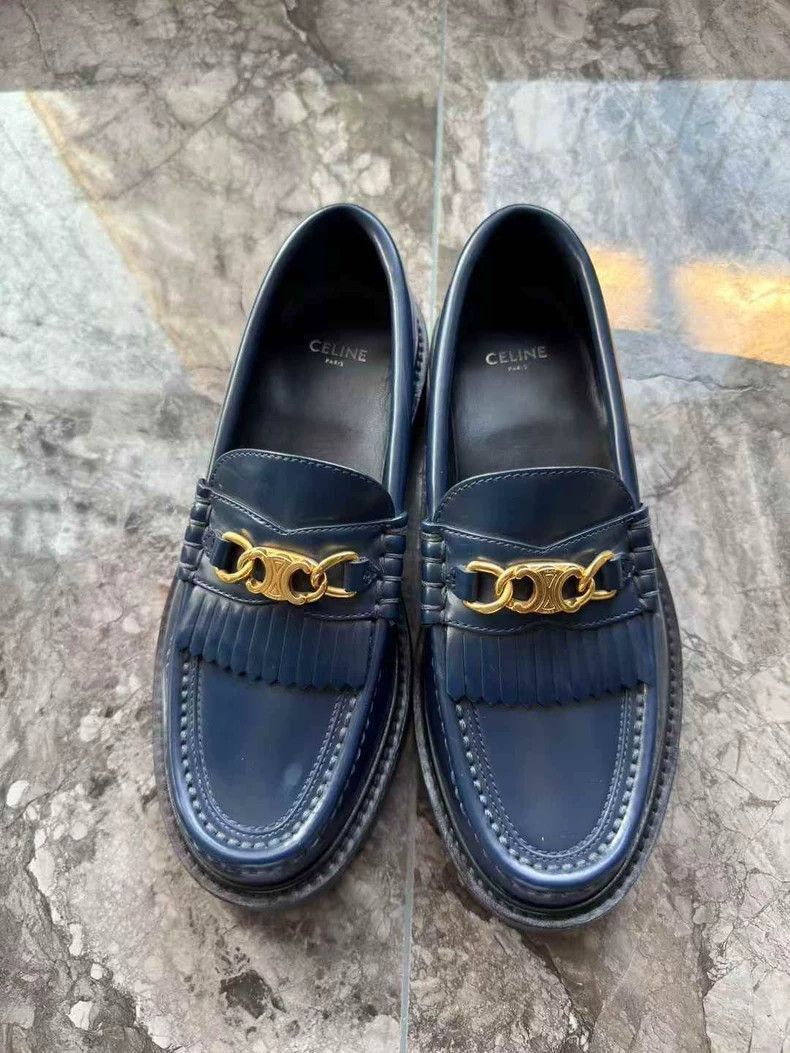 Celine Celine Lock Closure Tassel Loafers Size US 5 / EU 37 - 2 Thumbnail