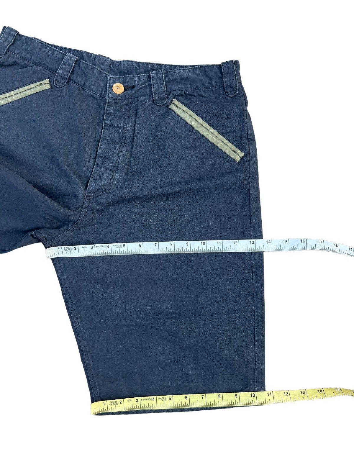 Studio D'Artisan ACCHA Japan Unity Made Flap Pocket Two Tone Short Pant Size US 31 - 4 Thumbnail