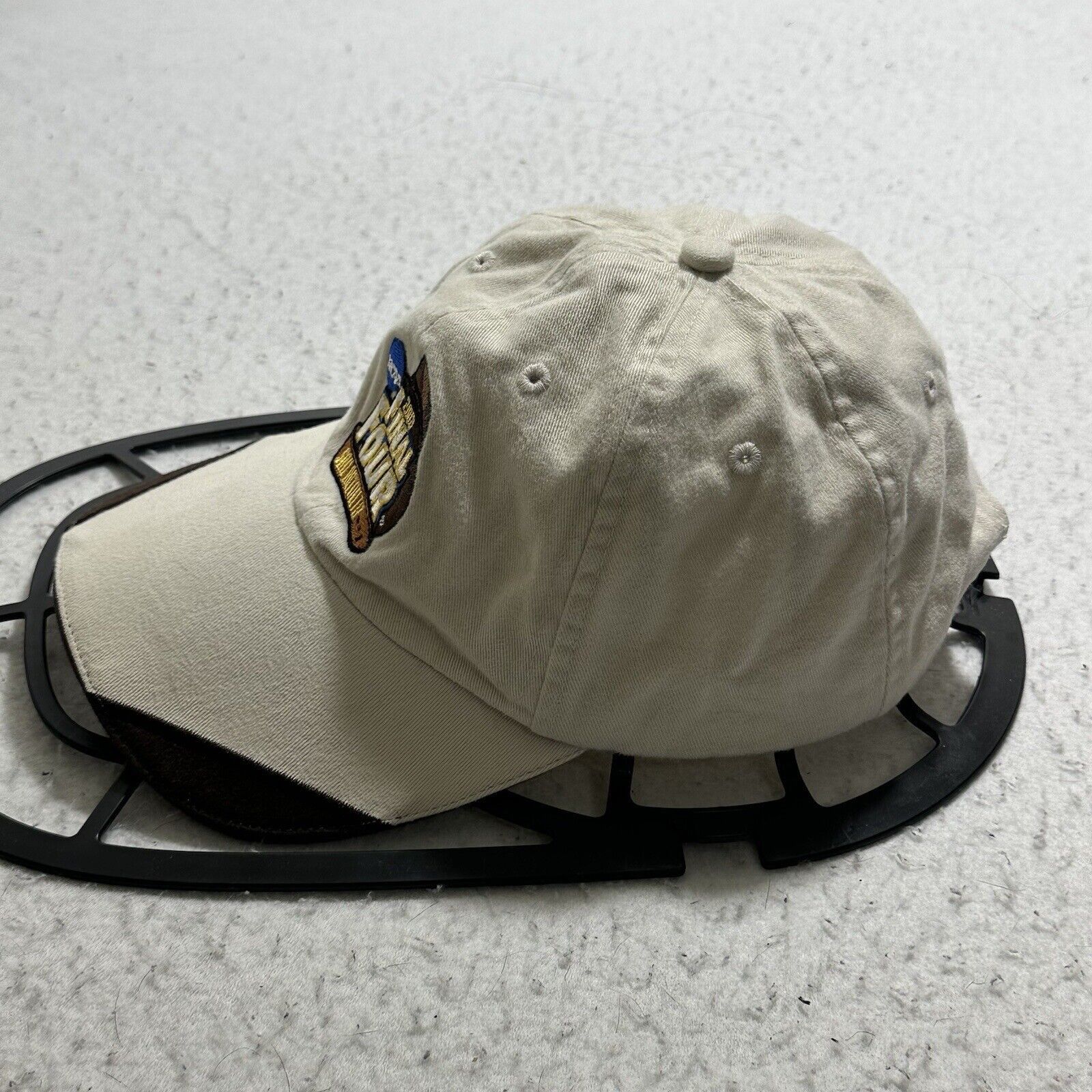 NCAA NCAA 2008 Final Four Beige Embroidered Baseball Hat Cap Y2K Size ONE SIZE - 4 Thumbnail
