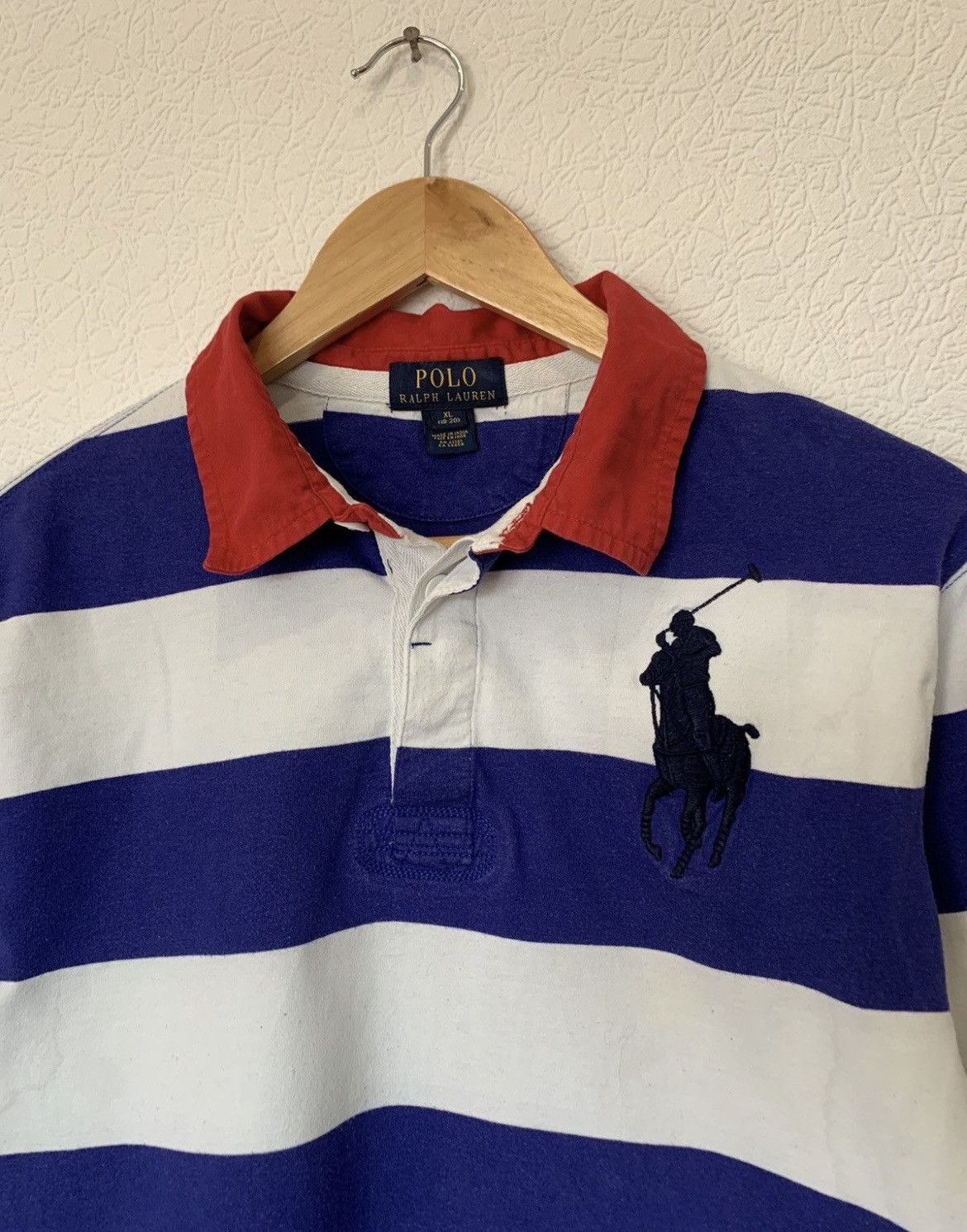 Ralph Lauren Vintage Polo Ralph Lauren Rugby Racing Tee shirt Y2K style Size US S / EU 44-46 / 1 - 2 Thumbnail