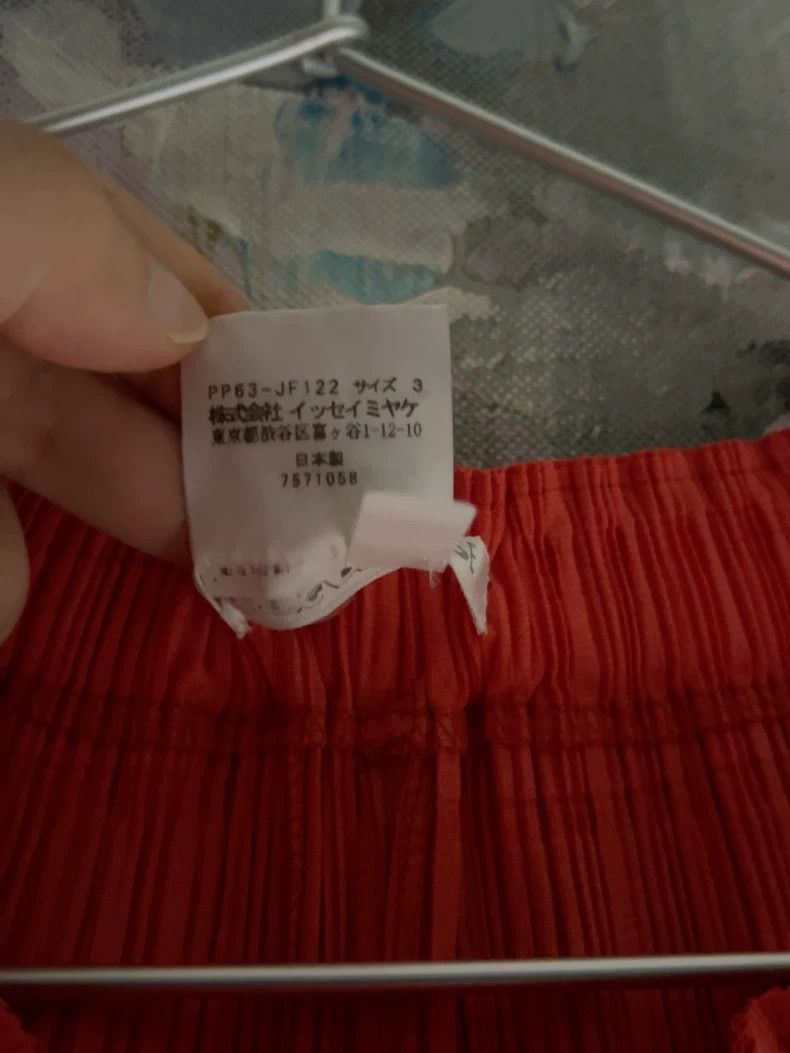 Issey Miyake Issey Miyake size:3 Red pleated pants Size 24" / US 00 / IT 34 - 6 Thumbnail