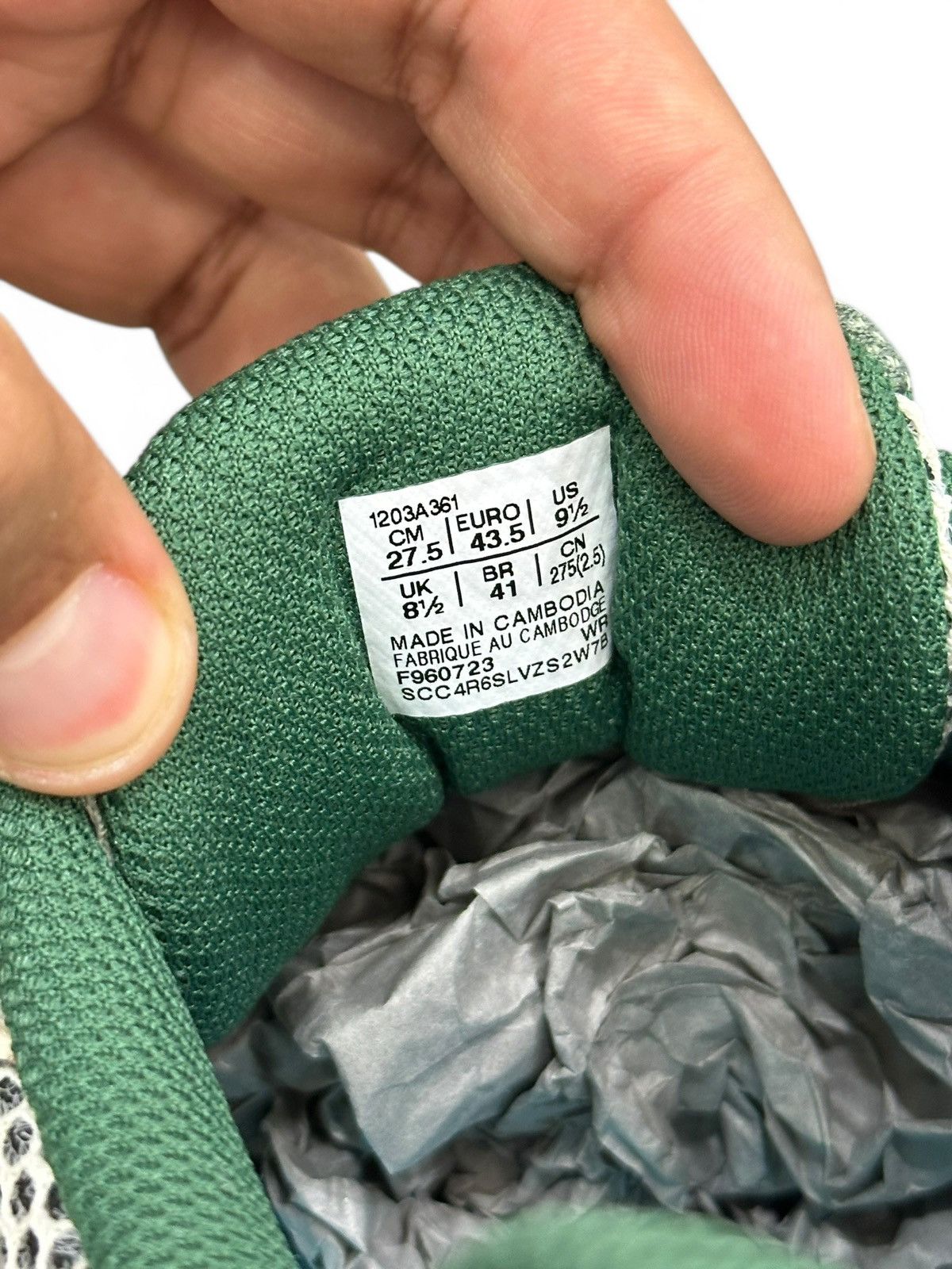 Asics Size 9.5 - Above The Clouds x ASICS GT 2160 Shamrock Green Size US 9.5 / EU 42-43 - 11 Thumbnail