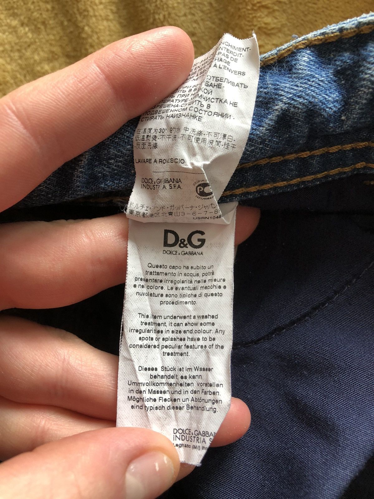 Dolce & Gabbana × Vintage DOLCE & GABBANA VINTAGE LIGHT DENIM JEANS Size US 32 / EU 48 - 9 Thumbnail