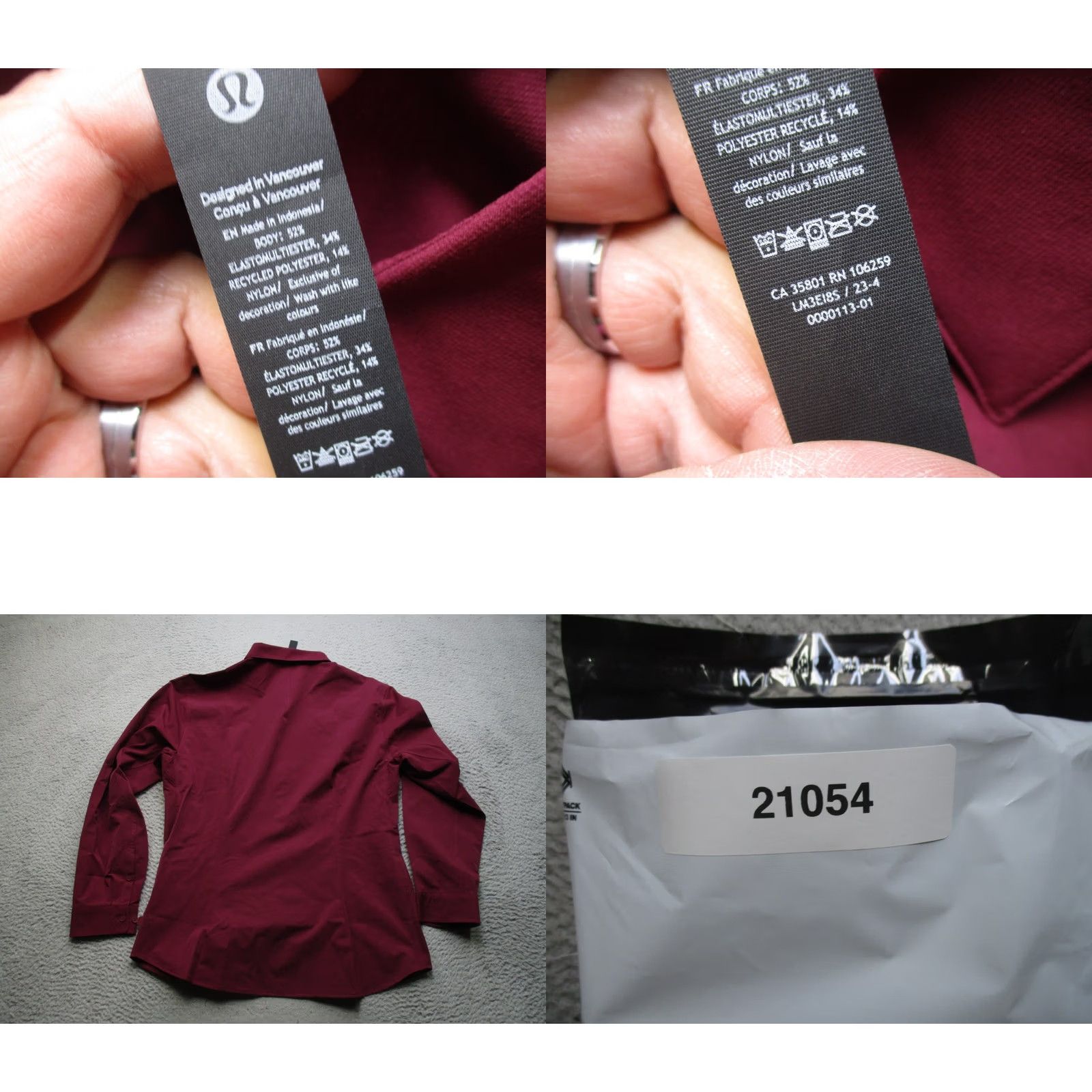 Lululemon Lululemon Shirt Mens Red Button Up Performance 2XL Size US XXL / EU 58 / 5 - 8 Thumbnail