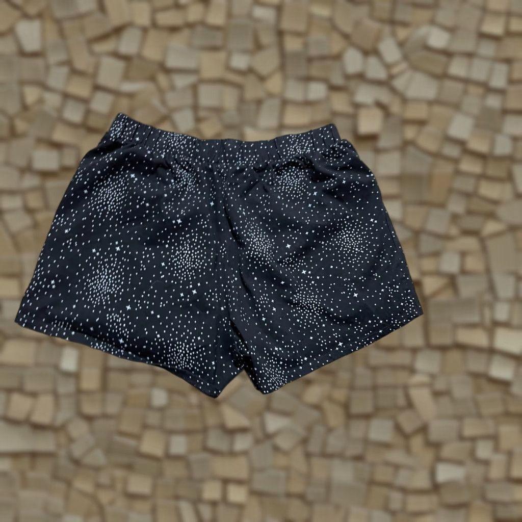 Vintage Maurices Sleep Shorts Women Small Sleep Shorts Black Solid Size 28" / US 6 / IT 42 - 1 Thumbnail