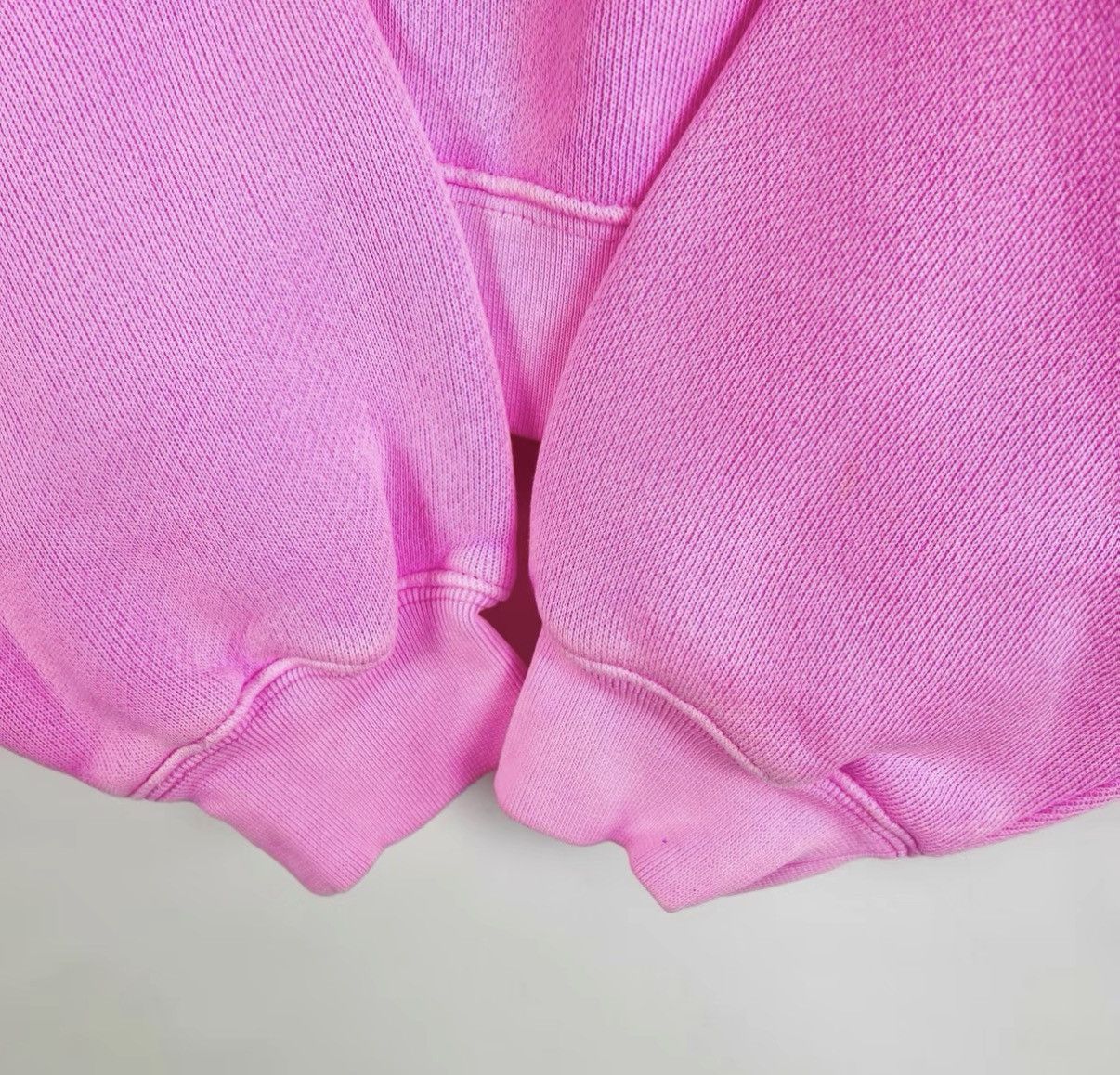 Alexander Wang Alexander Wang Neon Pink Cropped Fleece Sweatshirt K12 Size XS / US 0-2 / IT 36-38 - 5 Thumbnail