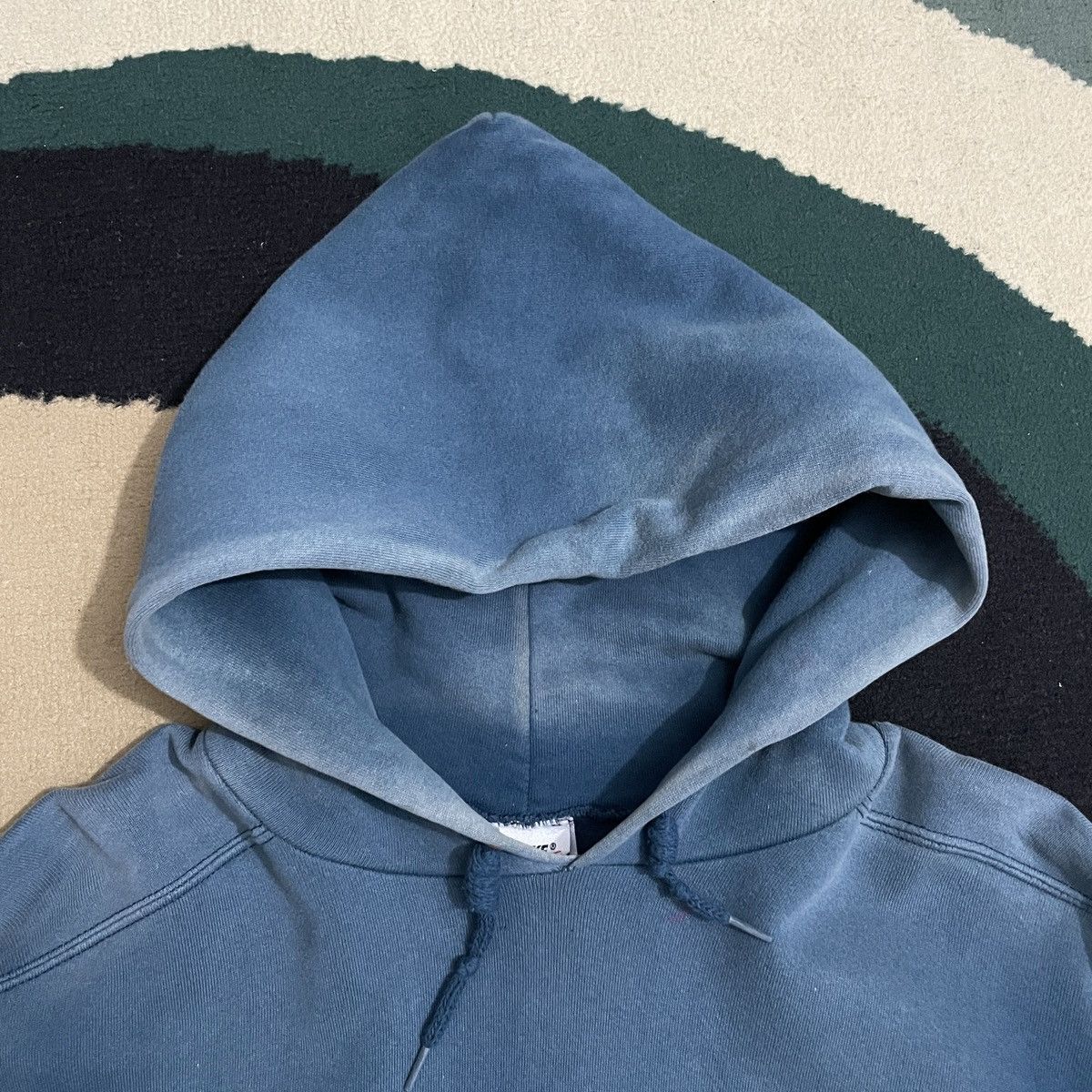 Japanese Brand 🔥 RARE 90s NIKE TONAL HOODIE MINI SWOOSH ✅ Size US L / EU 52-54 / 3 - 3 Thumbnail