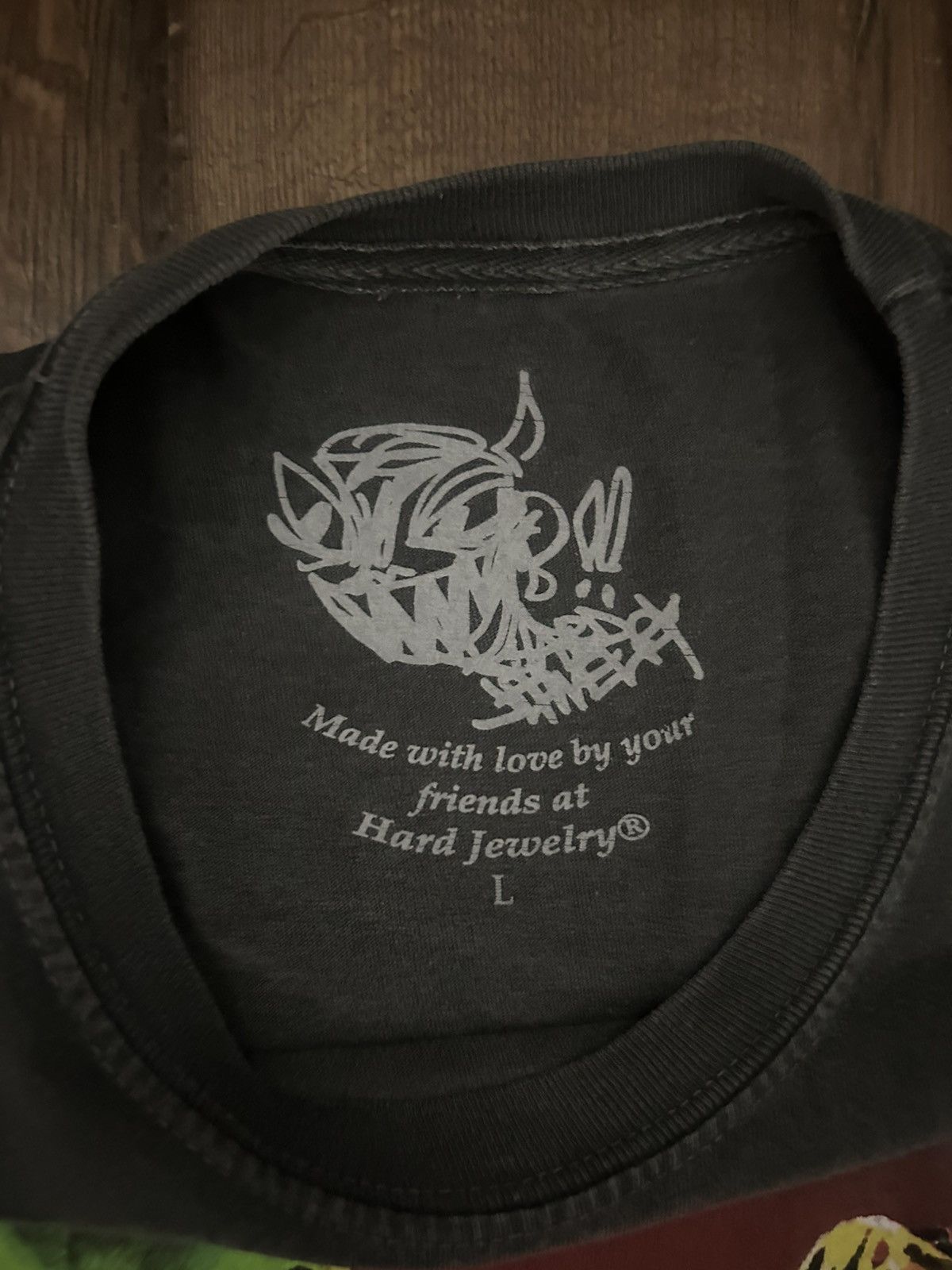Vintage Hard Jewelry VINTAGE 'THE WORLD IS MINE' TEE Large Size US L / EU 52-54 / 3 - 2 Thumbnail
