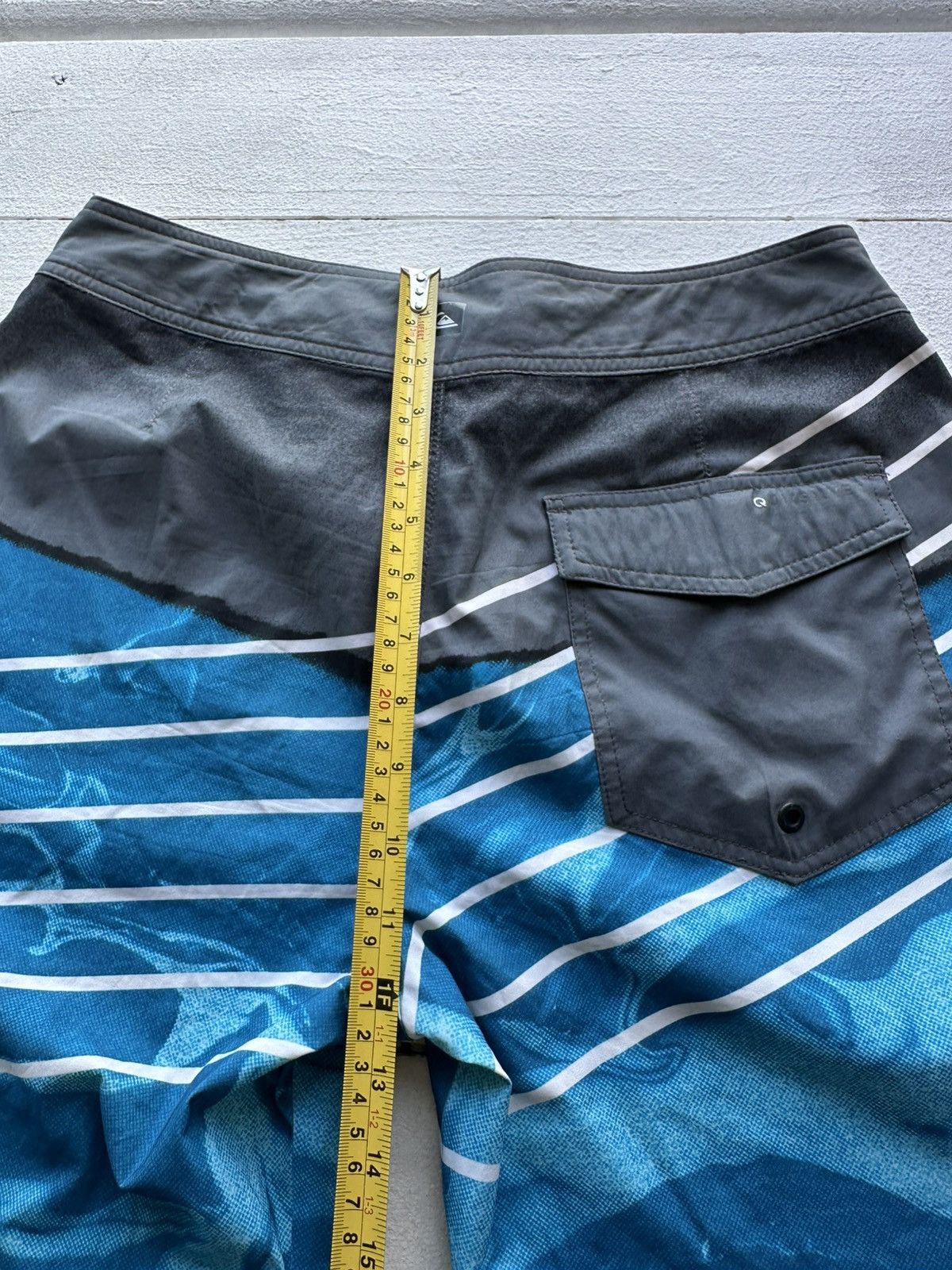 Quiksilver 🚨Vintage Quiksilver Shorts Big Logo Y2K Style 90s Surfing Size US 30 / EU 46 - 13 Thumbnail