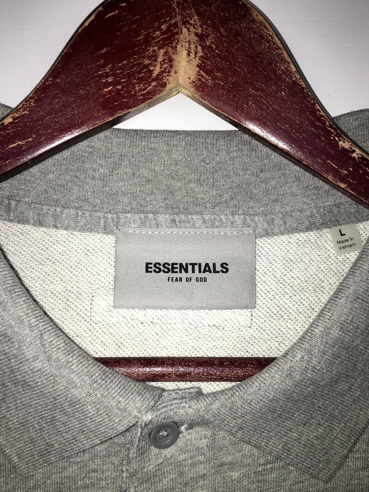 Essentials × FOG × Fear of God polo crewneck FOG ESSENTIALS Fear Of God sweatshirt hoodie Size US L / EU 52-54 / 3 - 8 Thumbnail