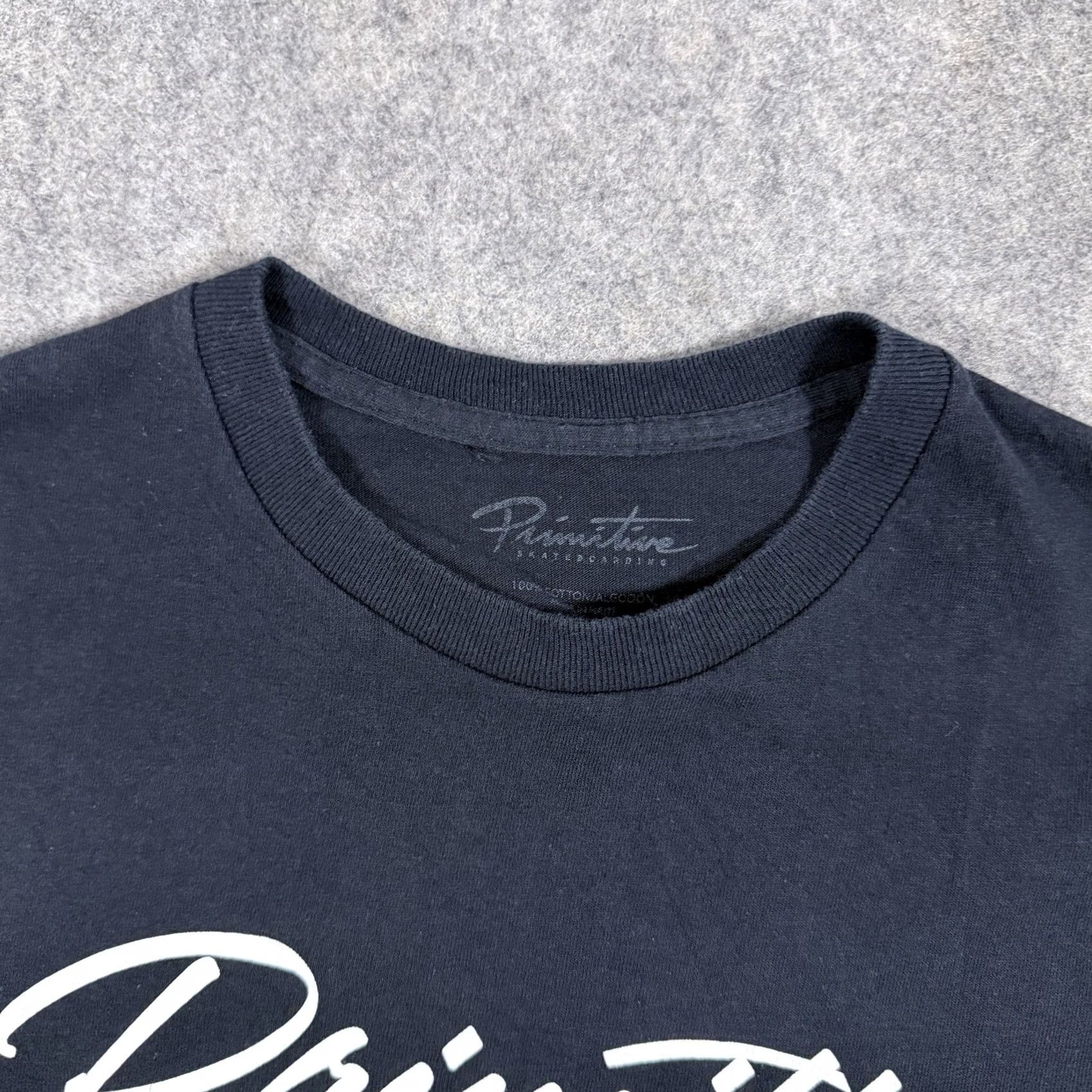 Primitive Primitive Casual Front Logo Crew-Neck Pullover T-Shirt Men's Medium Black Size US M / EU 48-50 / 2 - 3 Thumbnail
