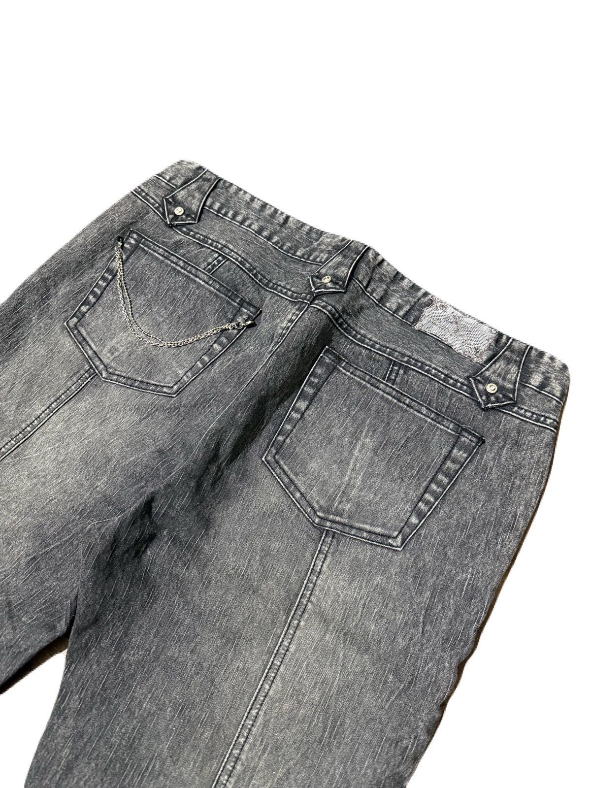 If Six Was Nine Vintage Japanese Brand Jouer Aux Echecs flare jeans Size US 34 / EU 50 - 4 Thumbnail