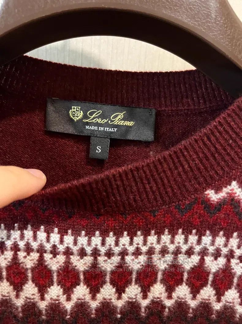 Loro Piana Loro Piana Red cashmere short-sleeve Size S / US 4 / IT 40 - 3 Thumbnail