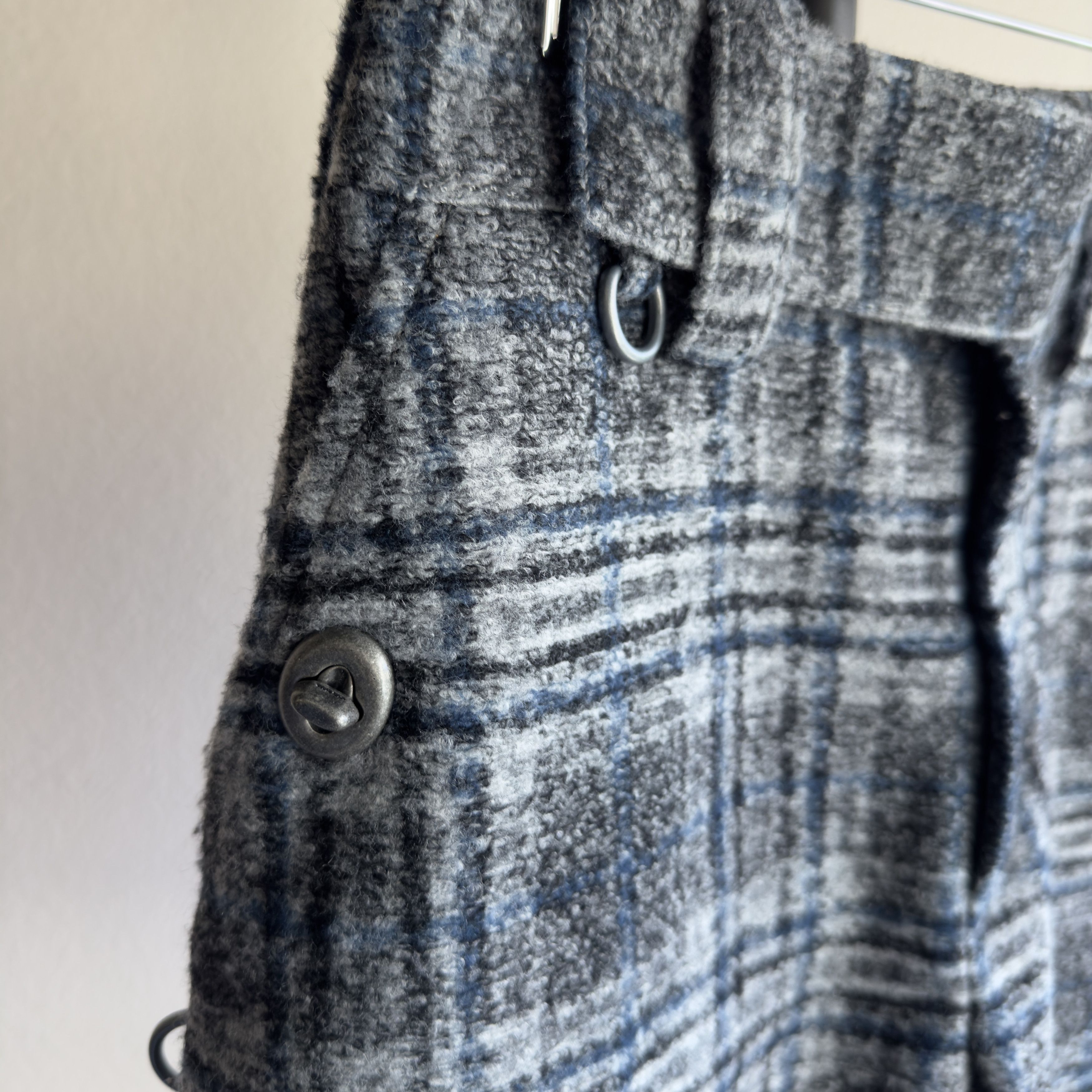 Coach Coach 1941 Oversized Plaid Wool Boy Shorts Size 25" / US 0 / IT 36 - 2 Thumbnail