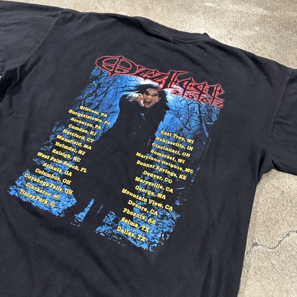 Ozzy Osbourne Ozzy Osbourne OzzyFest 2002 Tee Size US XL / EU 56 / 4 - 5 Thumbnail