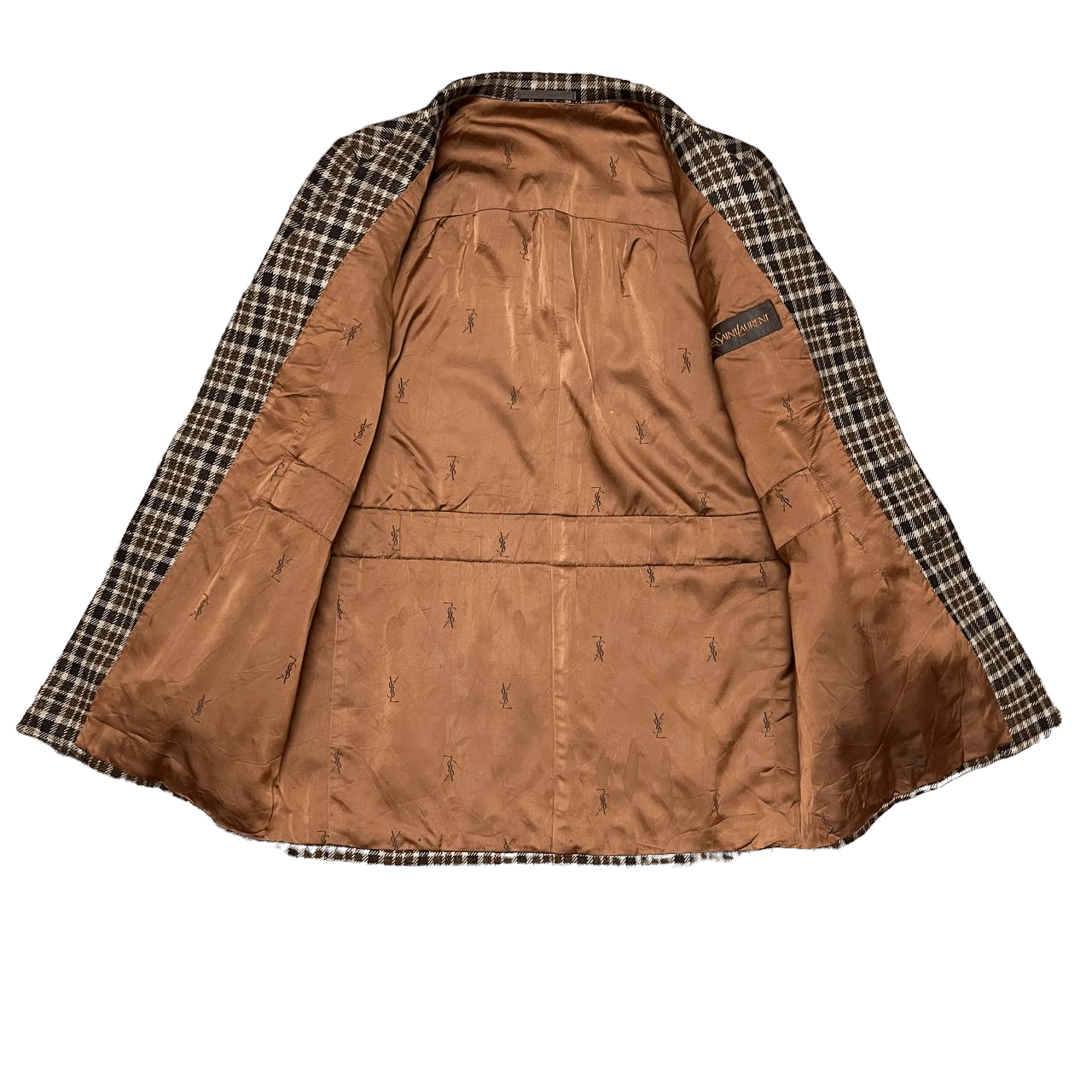 Yves Saint Laurent Vintage YSL Yves Saint Laurent Wool Coat with Buckle Size US M / EU 48-50 / 2 - 12 Thumbnail