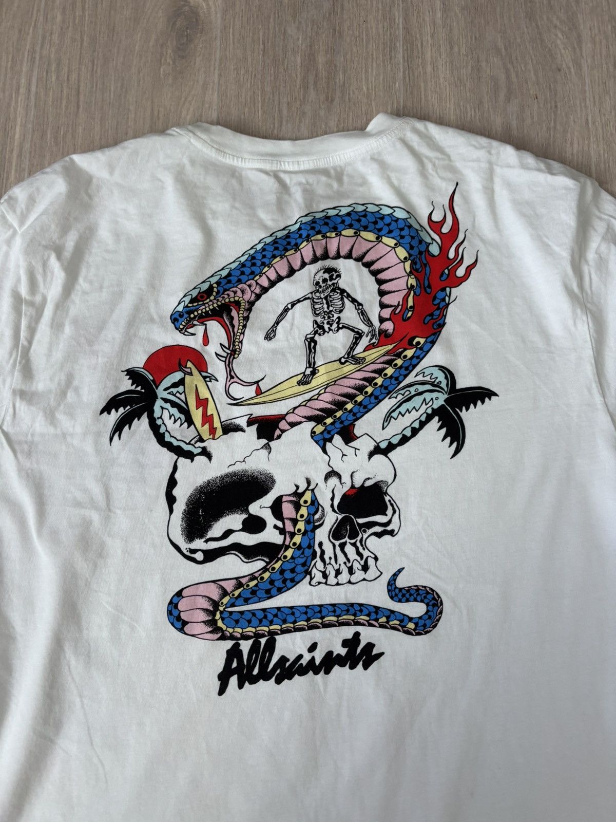 Allsaints AllSaints dragon men’s t shirt y2k Size US XXL / EU 58 / 5 - 2 Thumbnail