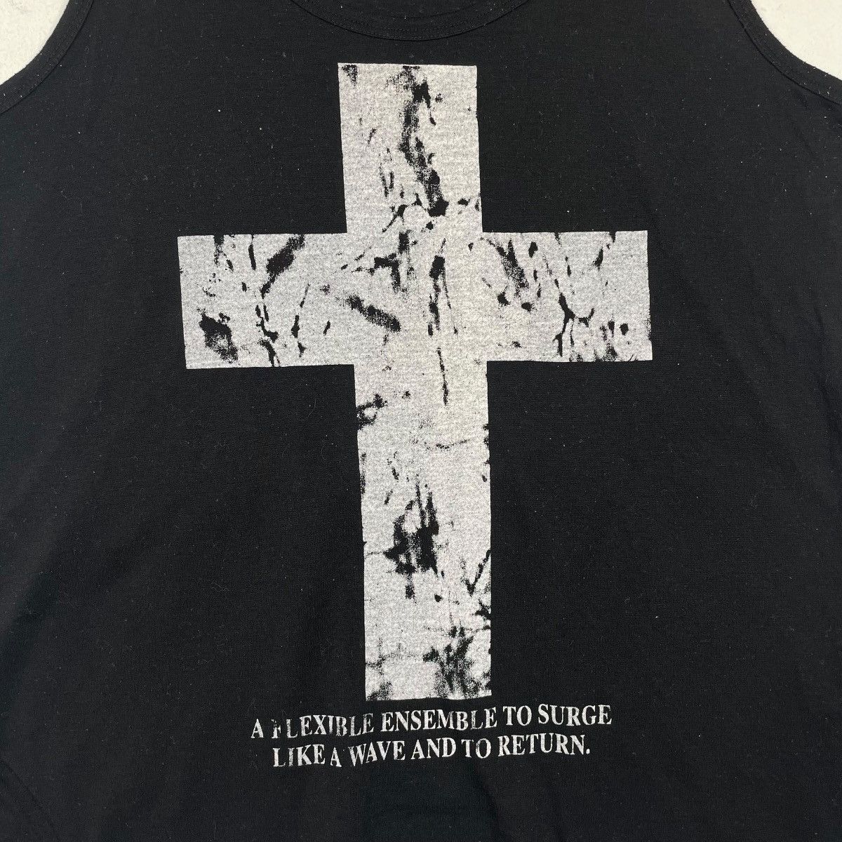 Japanese Brand CORNFLAKE Japan Cross Tank Top Shirt Size L / US 10 / IT 46 - 3 Thumbnail