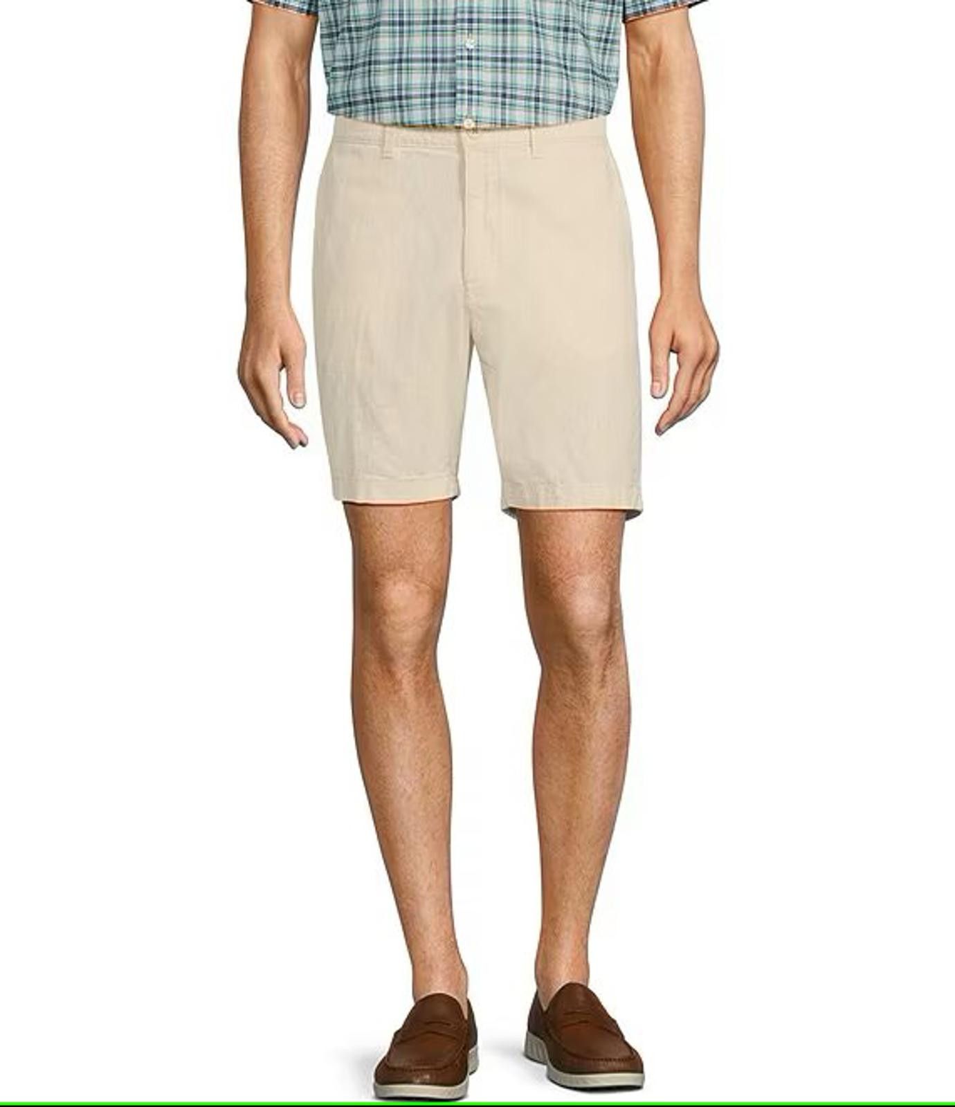 Roundtree & Yorke Roundtree & Yorke Performance Flat Front 9" Inseam ShortsNWT Size US 35 - 1 Thumbnail