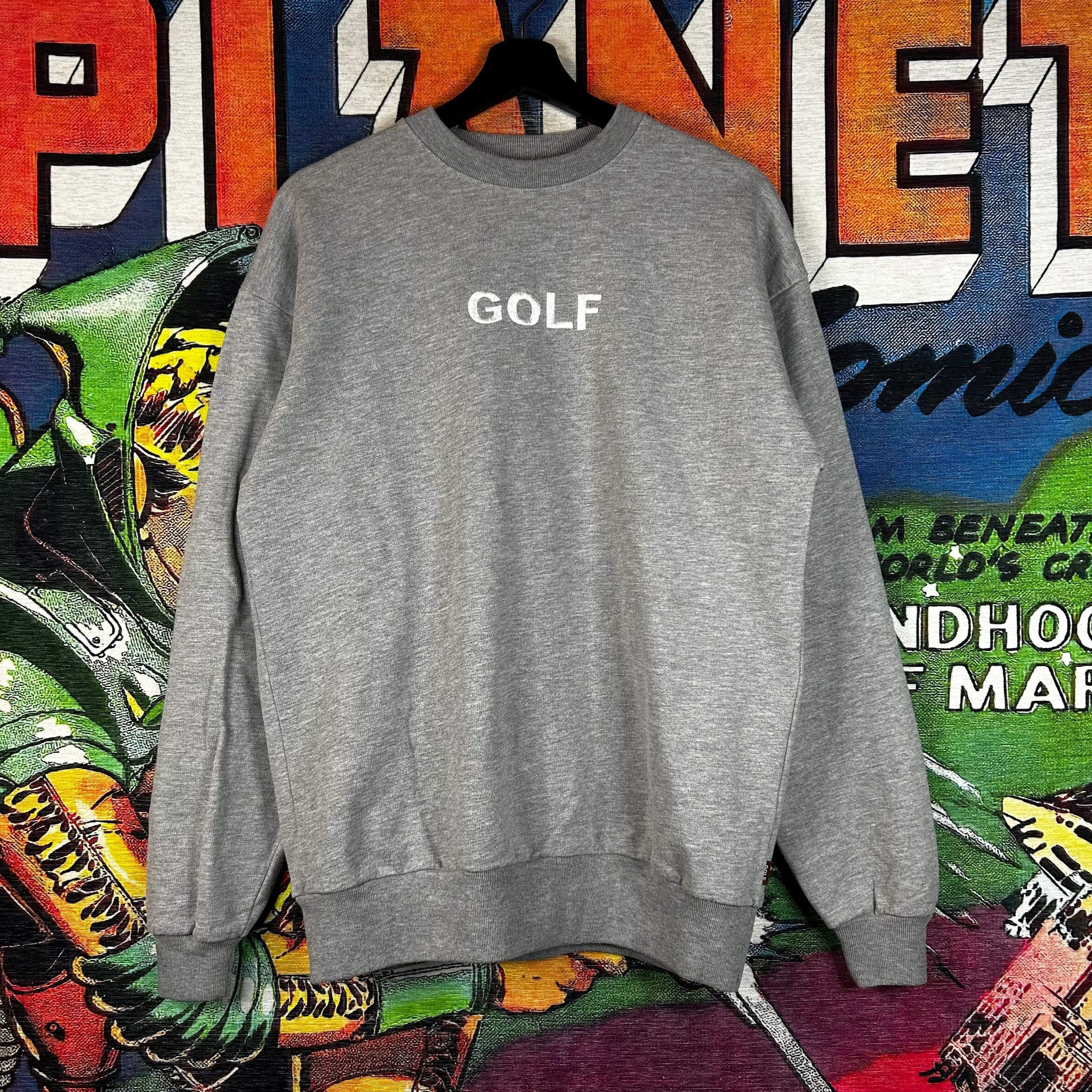 Golf Wang Golf Wang Embroidered Logo Crew Neck Grey Size M Size US M / EU 48-50 / 2 - 1 Thumbnail