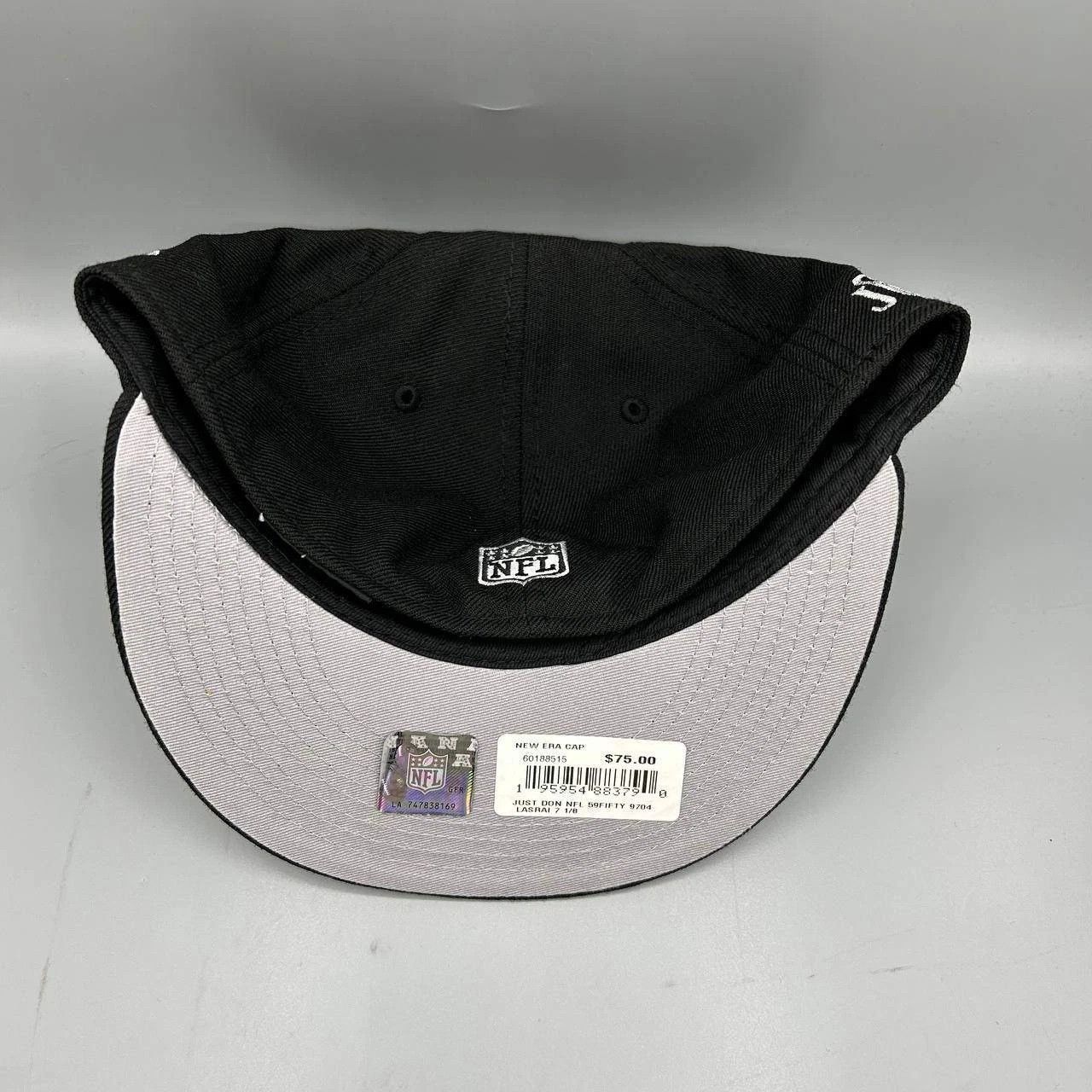New Era Las Vegas Raiders x Just Don Hat Men 7 1/8 NFL Fitted Wool Size ONE SIZE - 3 Thumbnail