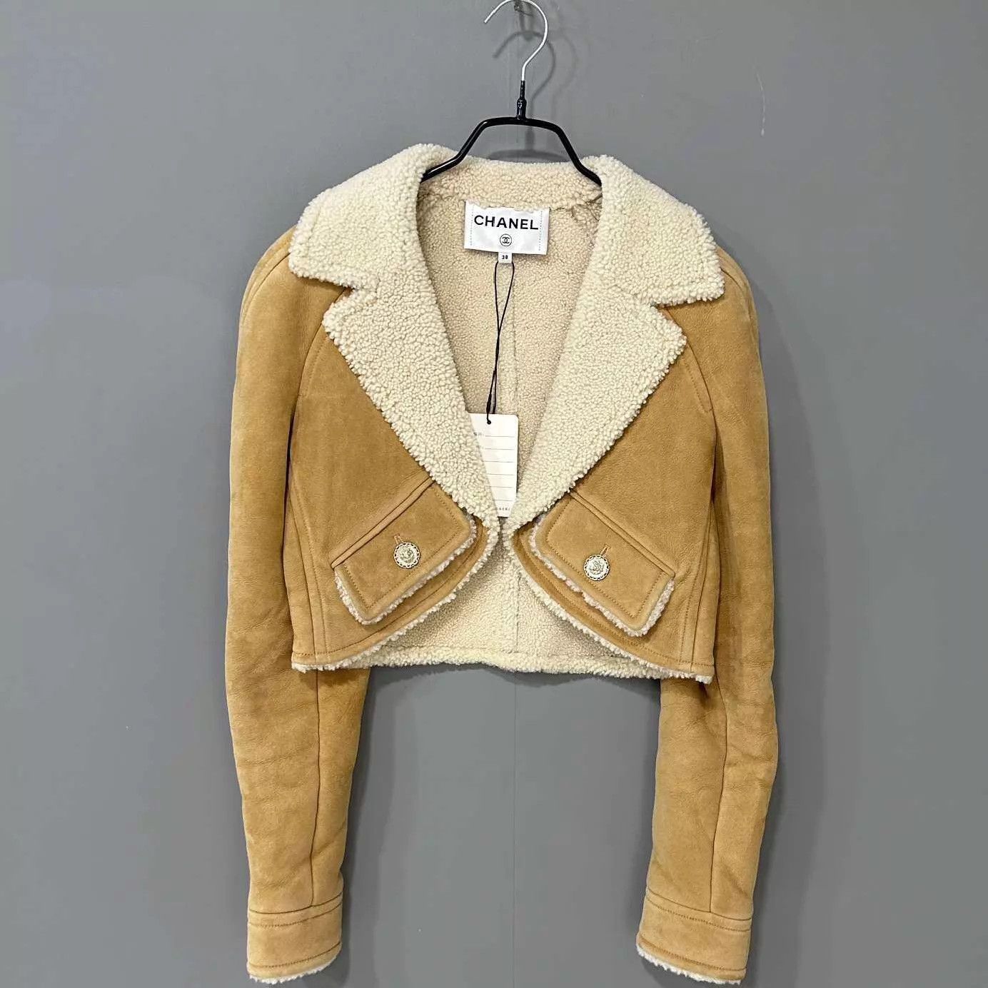 Chanel Chanel Cambon Line Yellow Fur & Leather W38 Jacket Size S / US 4 / IT 40 - 1 Thumbnail
